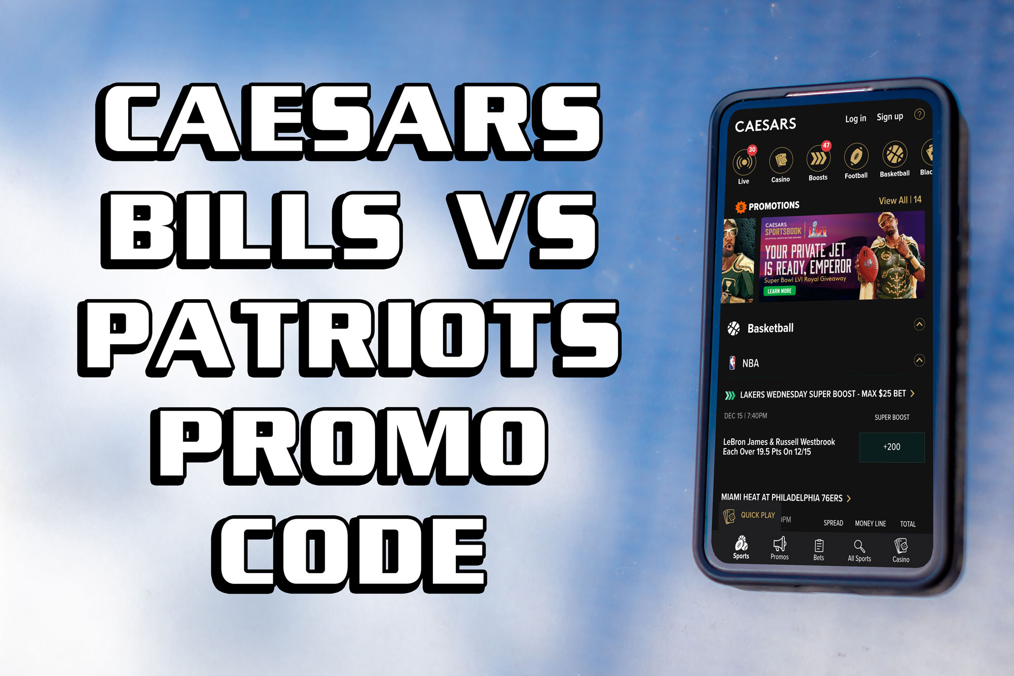 Caesars Sportsbook promo code CLEFULL: NFL Thanksgiving $1,250 bet