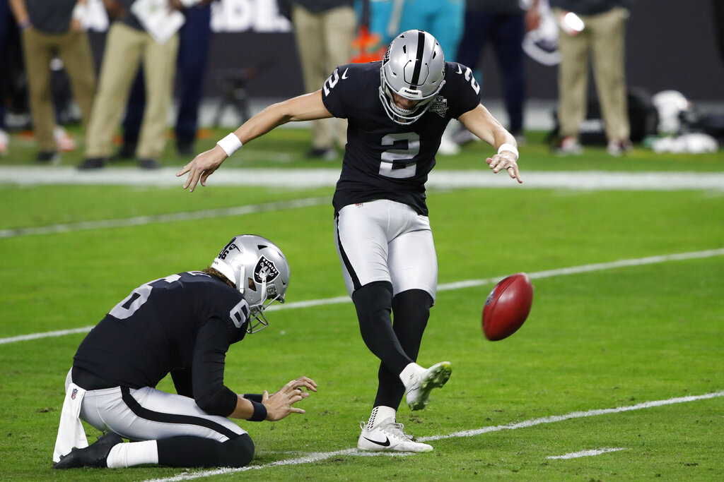 Raiders' Daniel Carlson one of NFL's most reliable, consistent