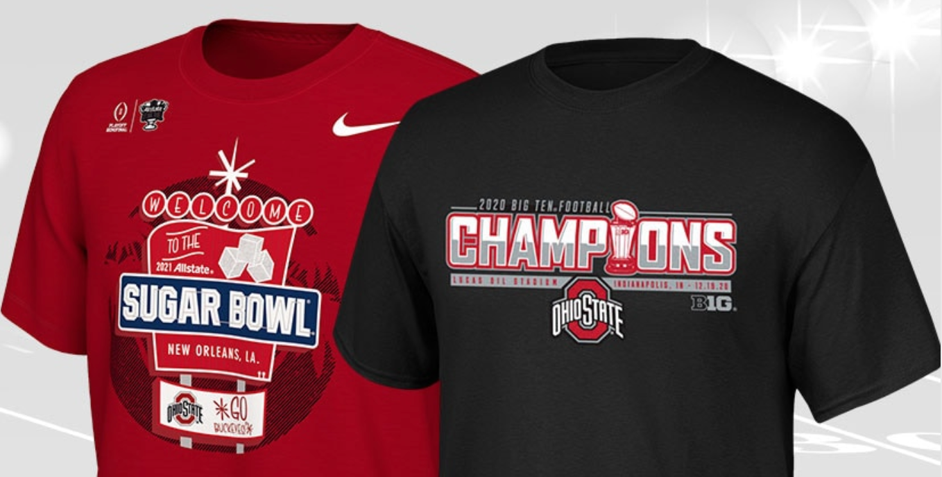 2016 Ohio State College Football Playoff Fiesta Bowl T Shirt NWT Size Large