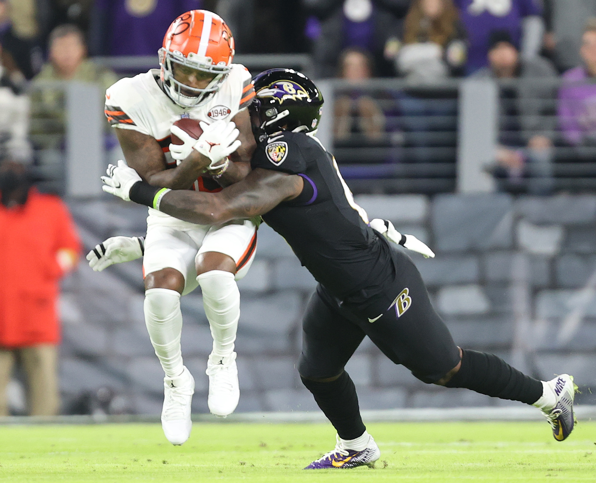 Weird Browns game gets weirder as Denzel Ward scores on Texans fumble