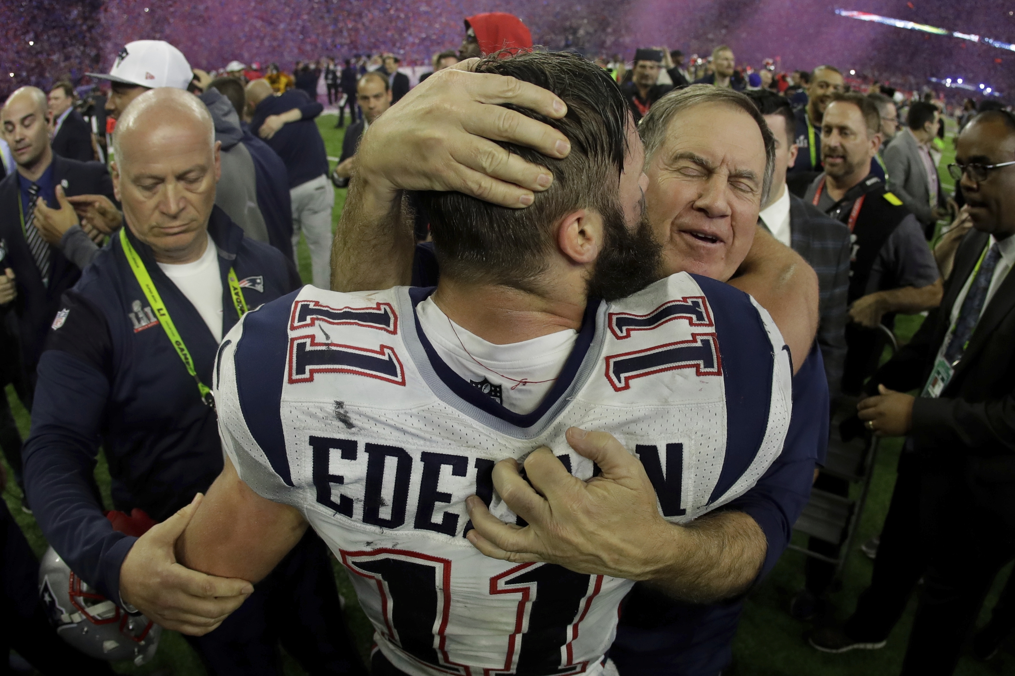 Edelman helps Kraft's Patriots win Super Bowl, 28-24, Find this article in  the CJN archive