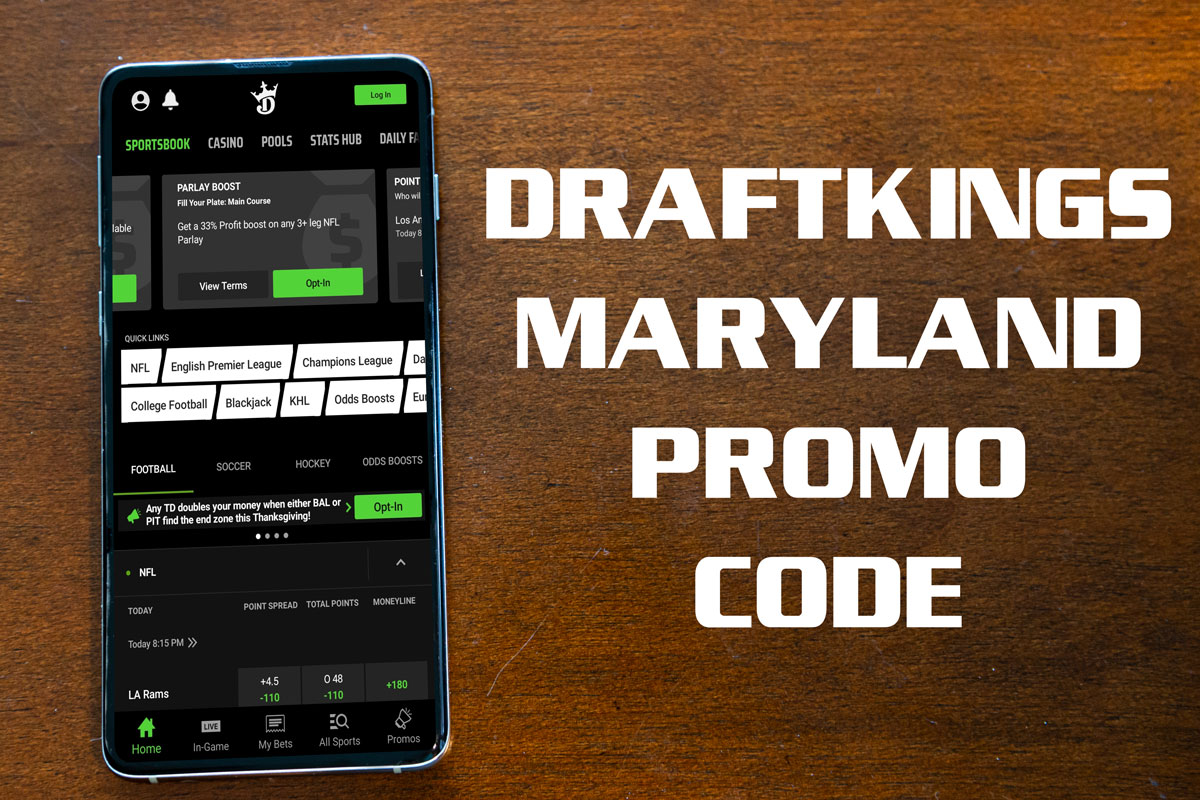 DraftKings Maryland promo code initiates $200 pre-registration bonus offer