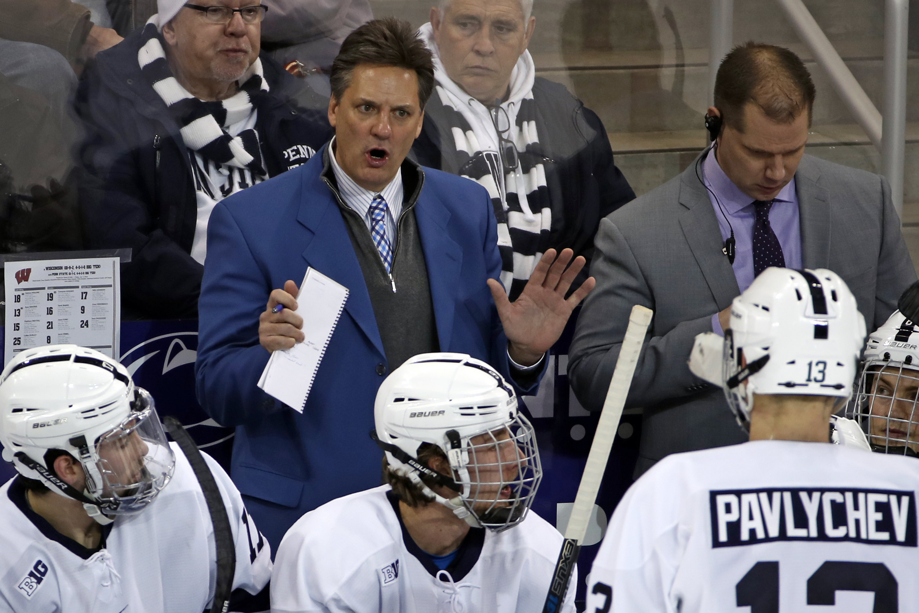 Former Penn State men's hockey forward Nikita Pavlychev re-signs