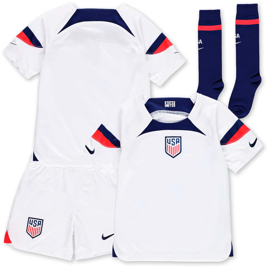 USMNT Nike 2022/23 Away Vapor Match Authentic Blank Jersey - Blue