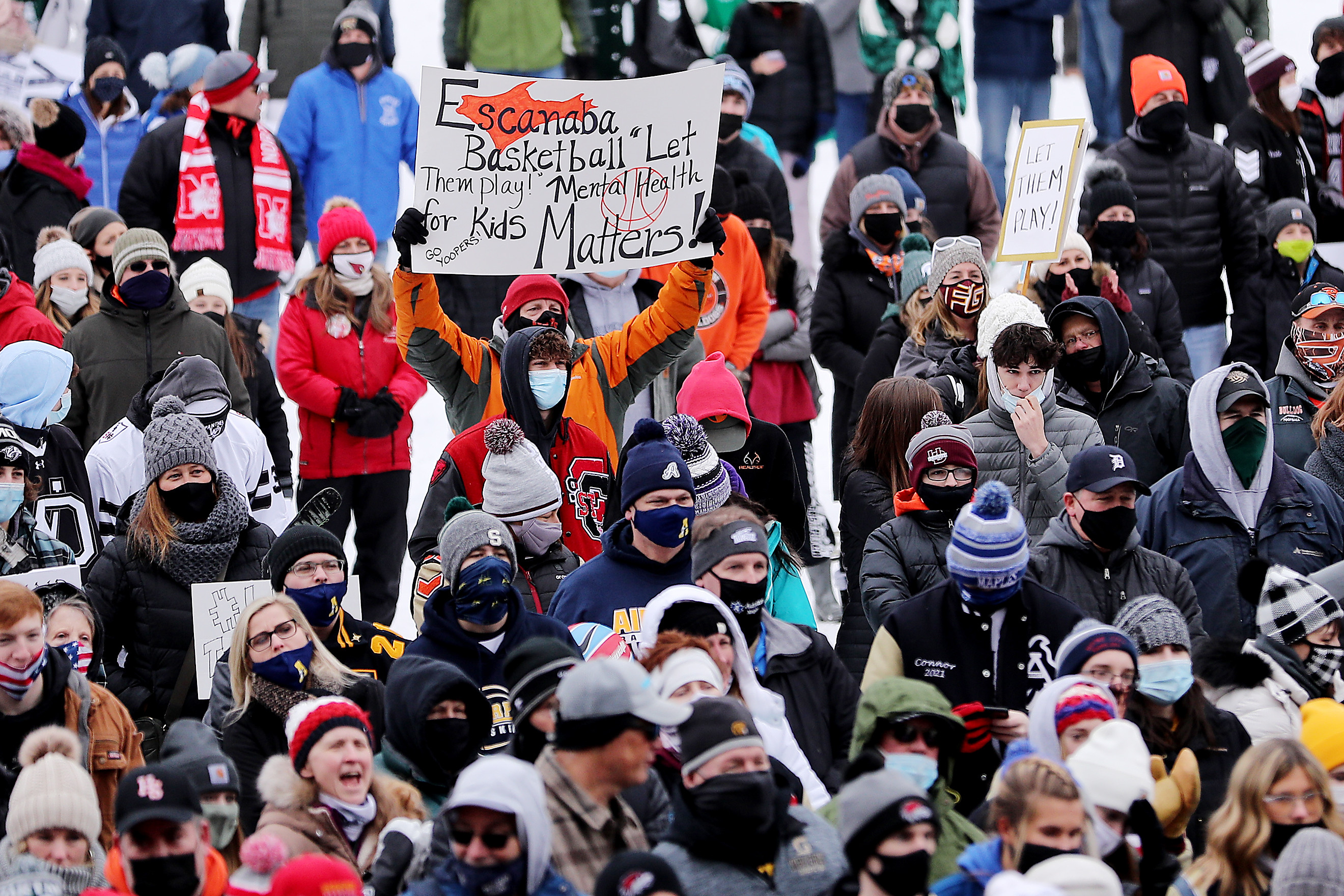 Let Them Play rally in Lansing – January 30, 2021 - mlive.com
