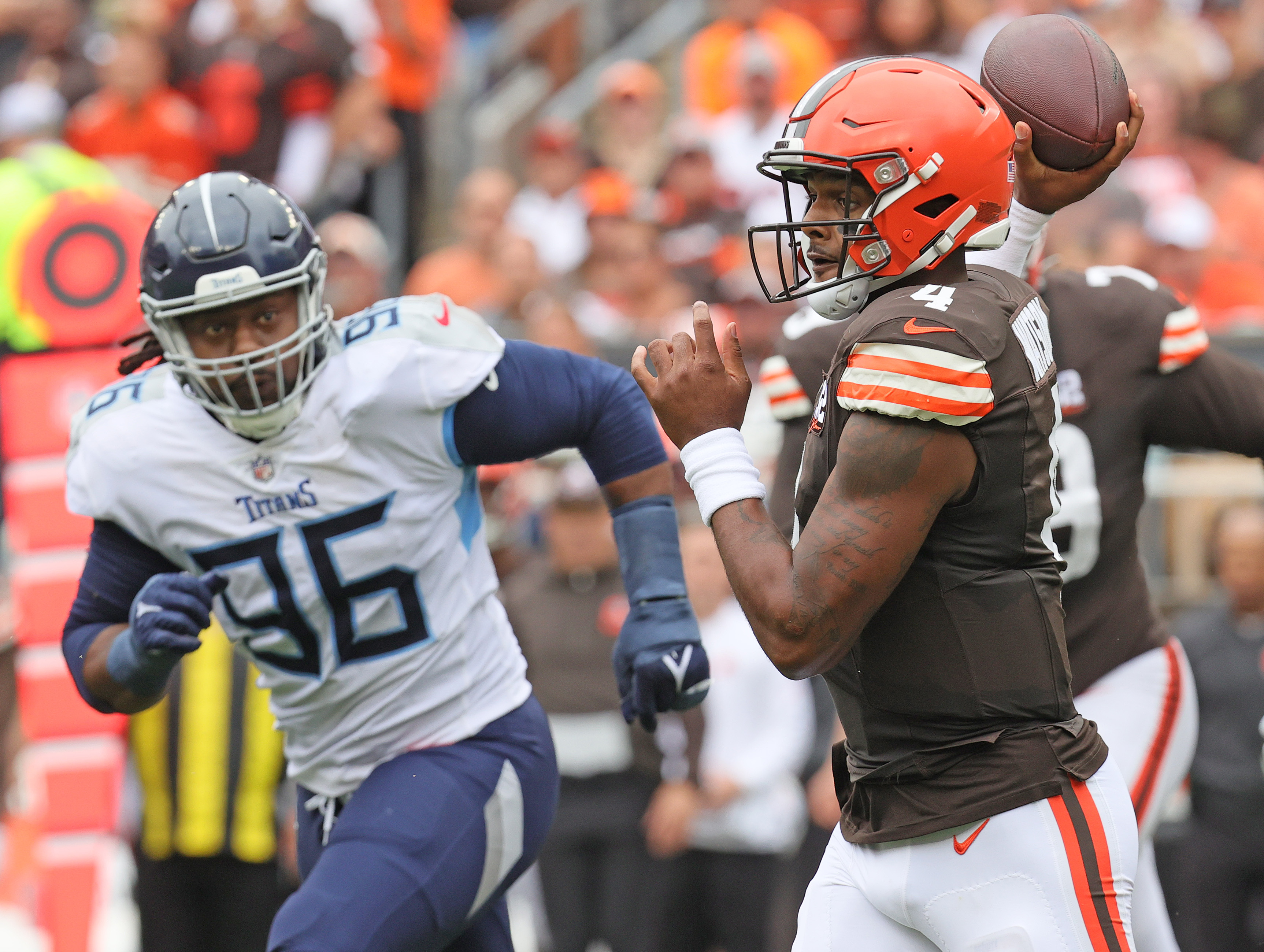 Browns receiver Amari Cooper making plays, fighting through injury as he  develops his connection with quarterback Deshaun Watson 