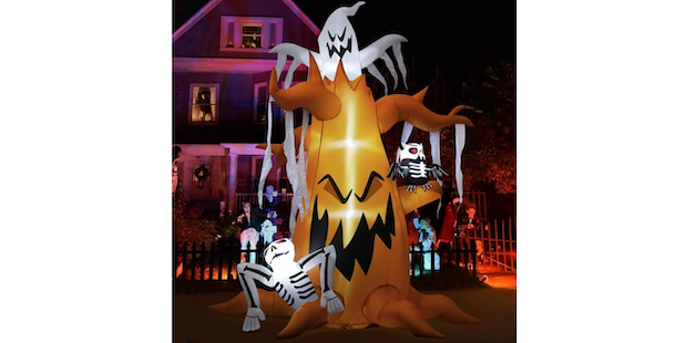 59 Inch Disney Jack Skellington Hugging Oogie Boogie for Halloween by  Airblown Inflatables 