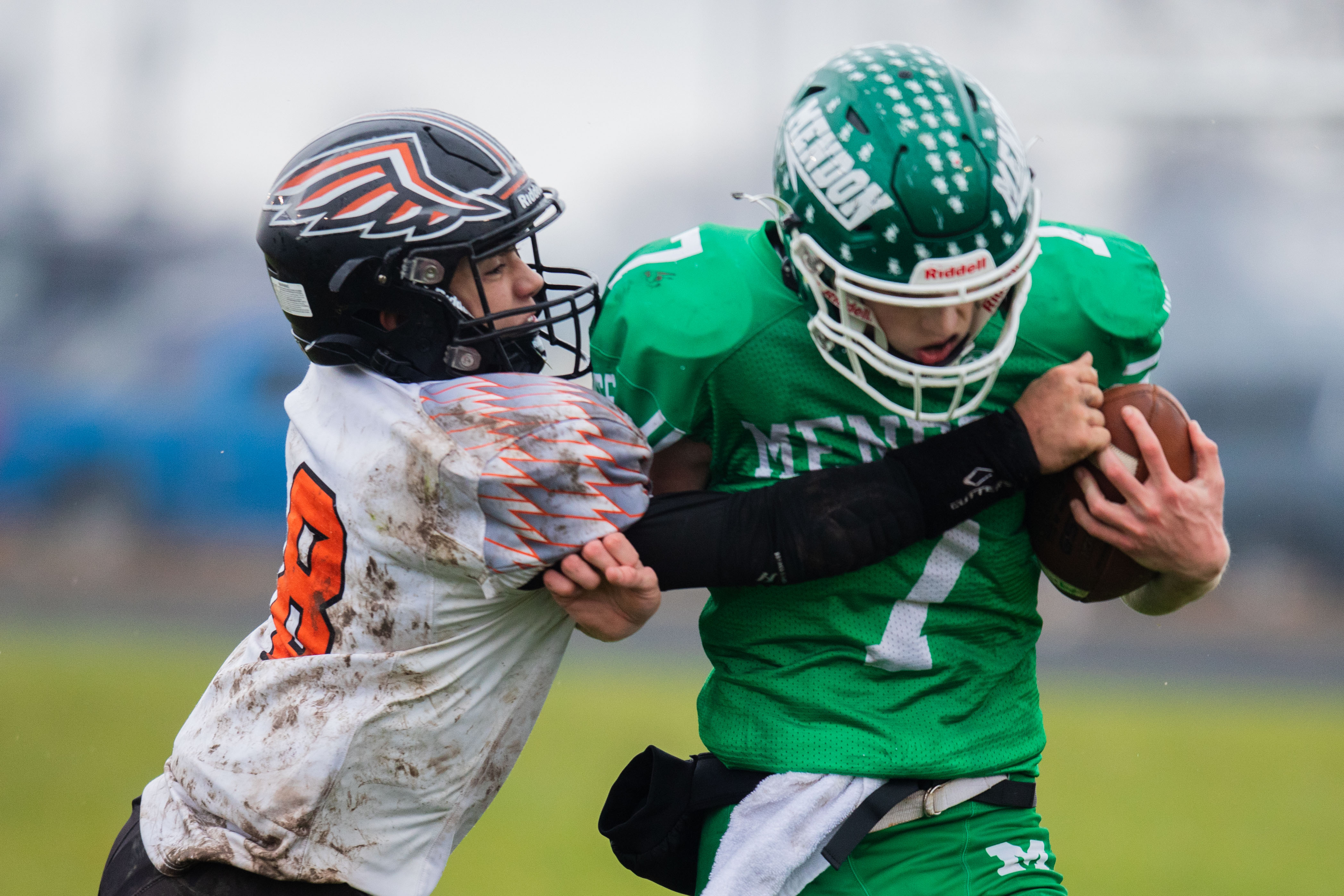 Mendon face off against Morrice in eightplayer football