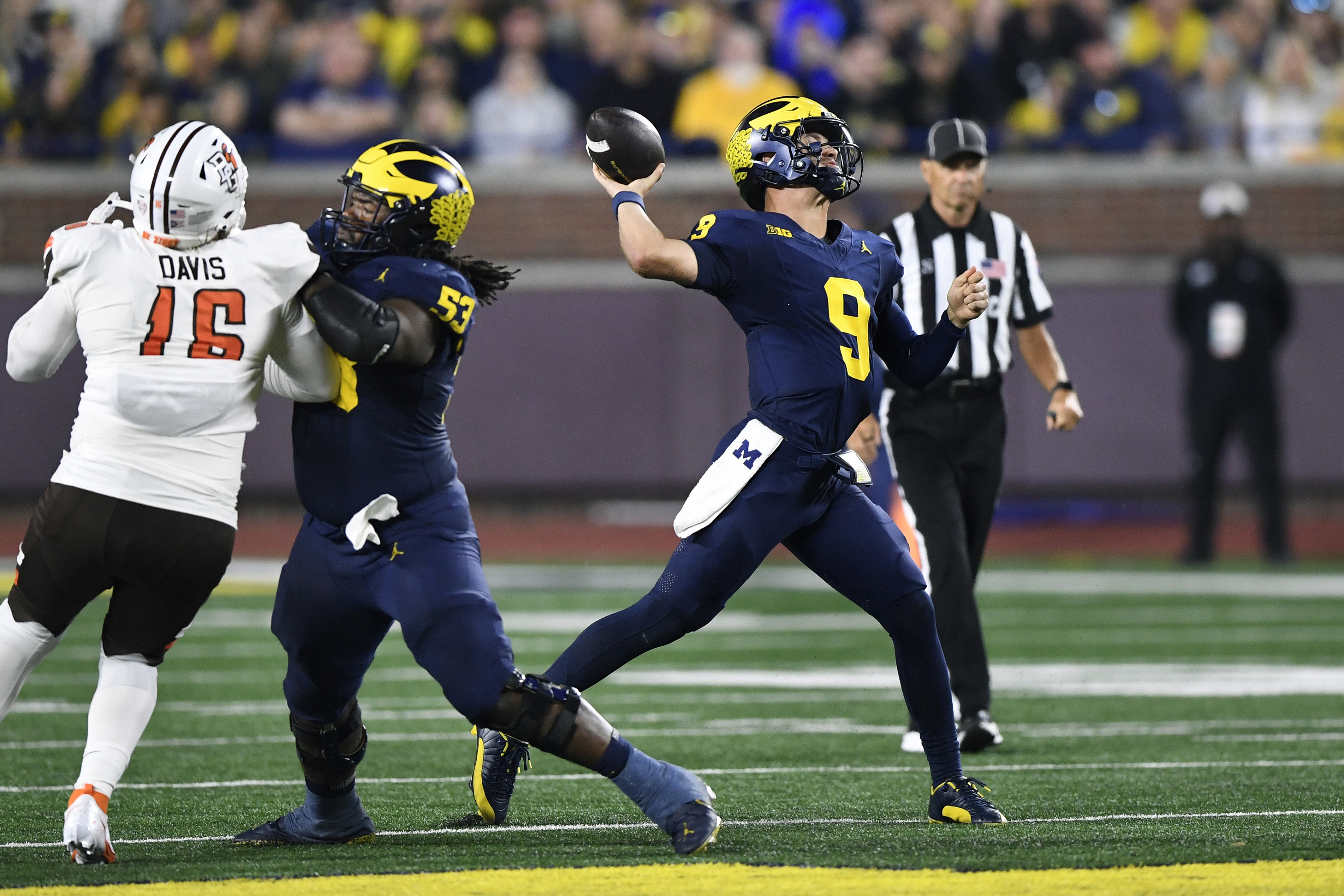 PFF grades, snap counts from Michigan's win over East Carolina - Maize n  Brew