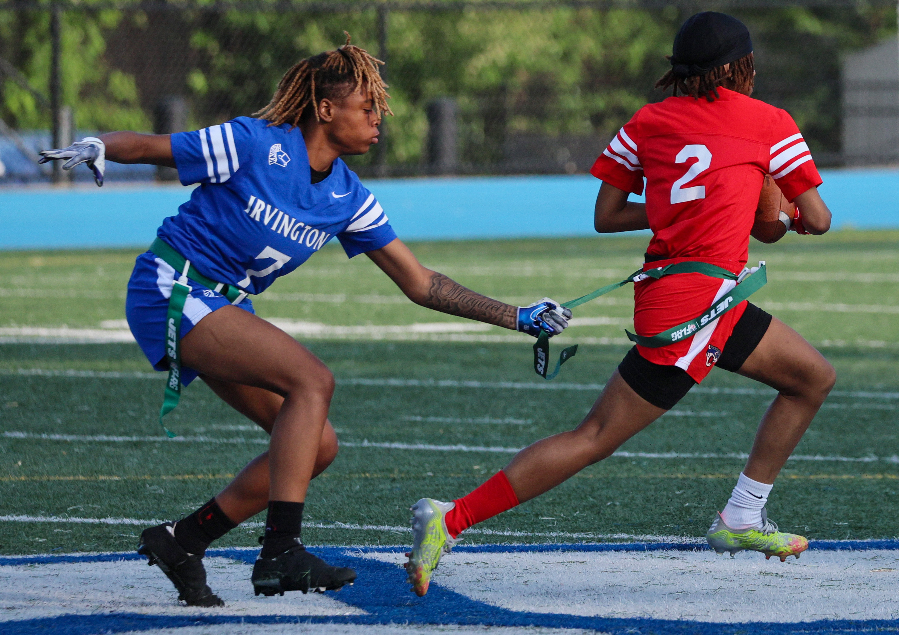 Girl Power! Irvington HS flag football team captures state championship –  Essex News Daily