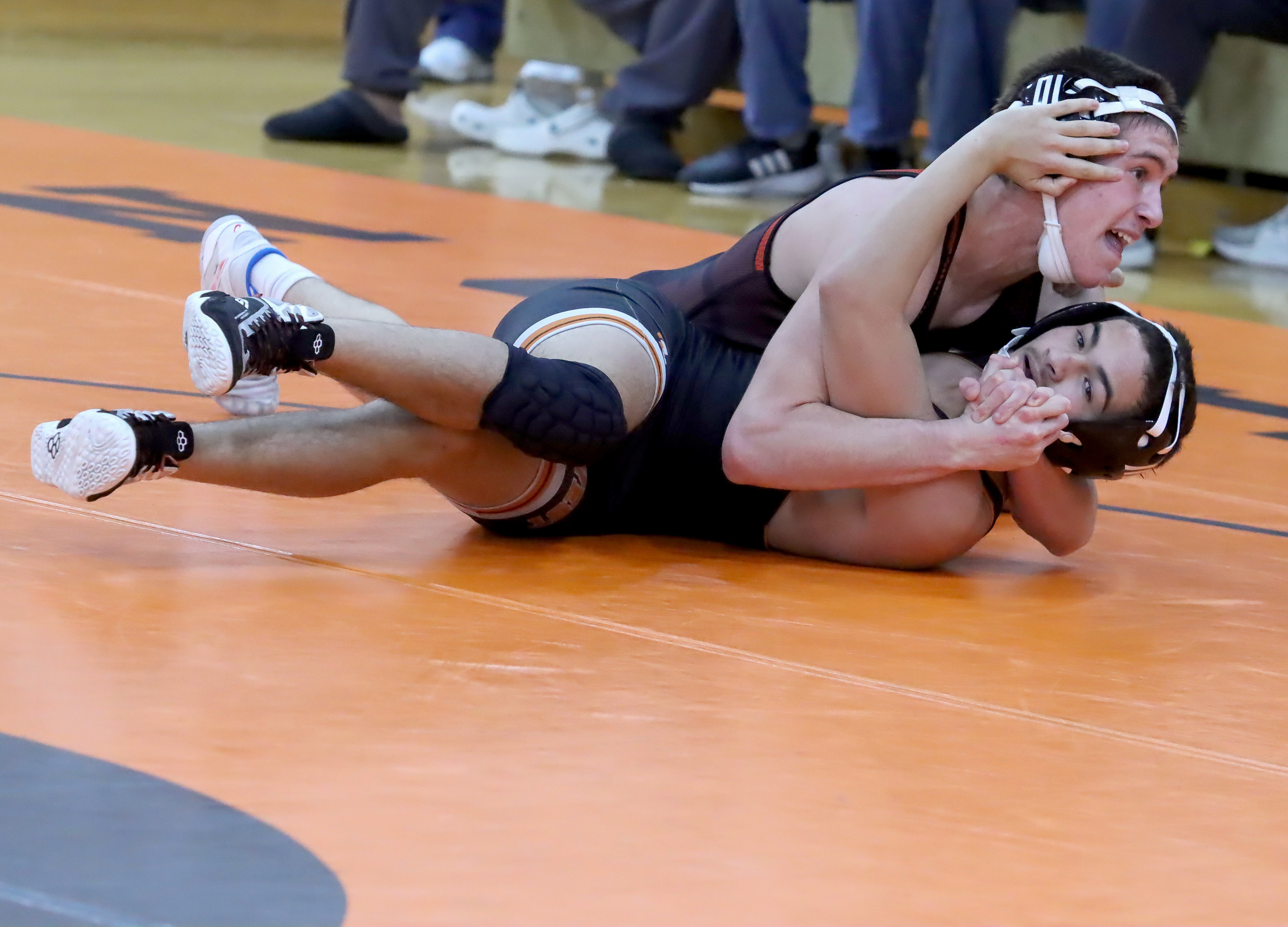 High school boys wrestling, Allentown at Hamilton West