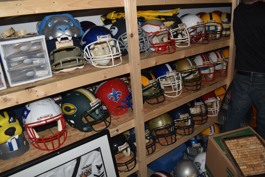 Football sales helmet collection