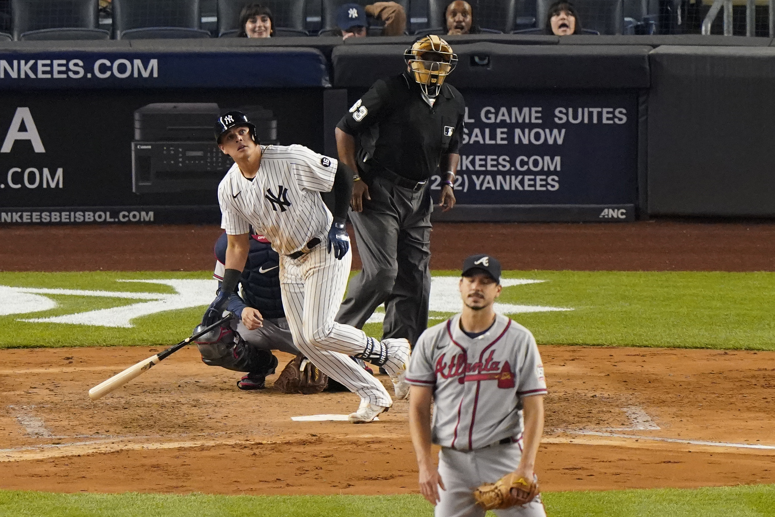 An Inside Look of a New York Yankees Game From a Suite