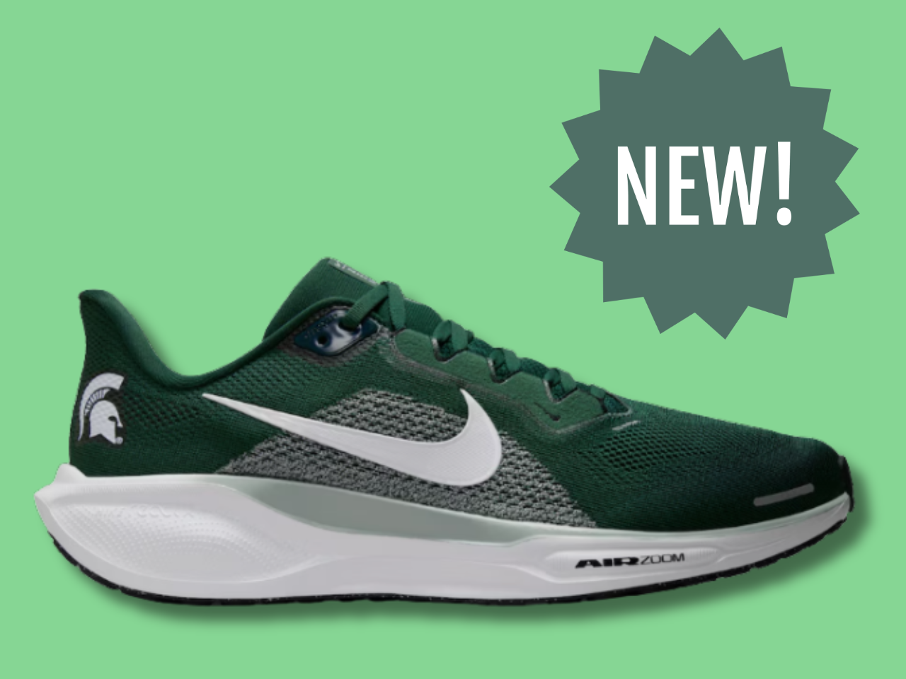 Nike Air Zoom Pegasus 38 Michigan State Spartans Shoes Men\'s Size 15 likeNEW Nike main image 4
