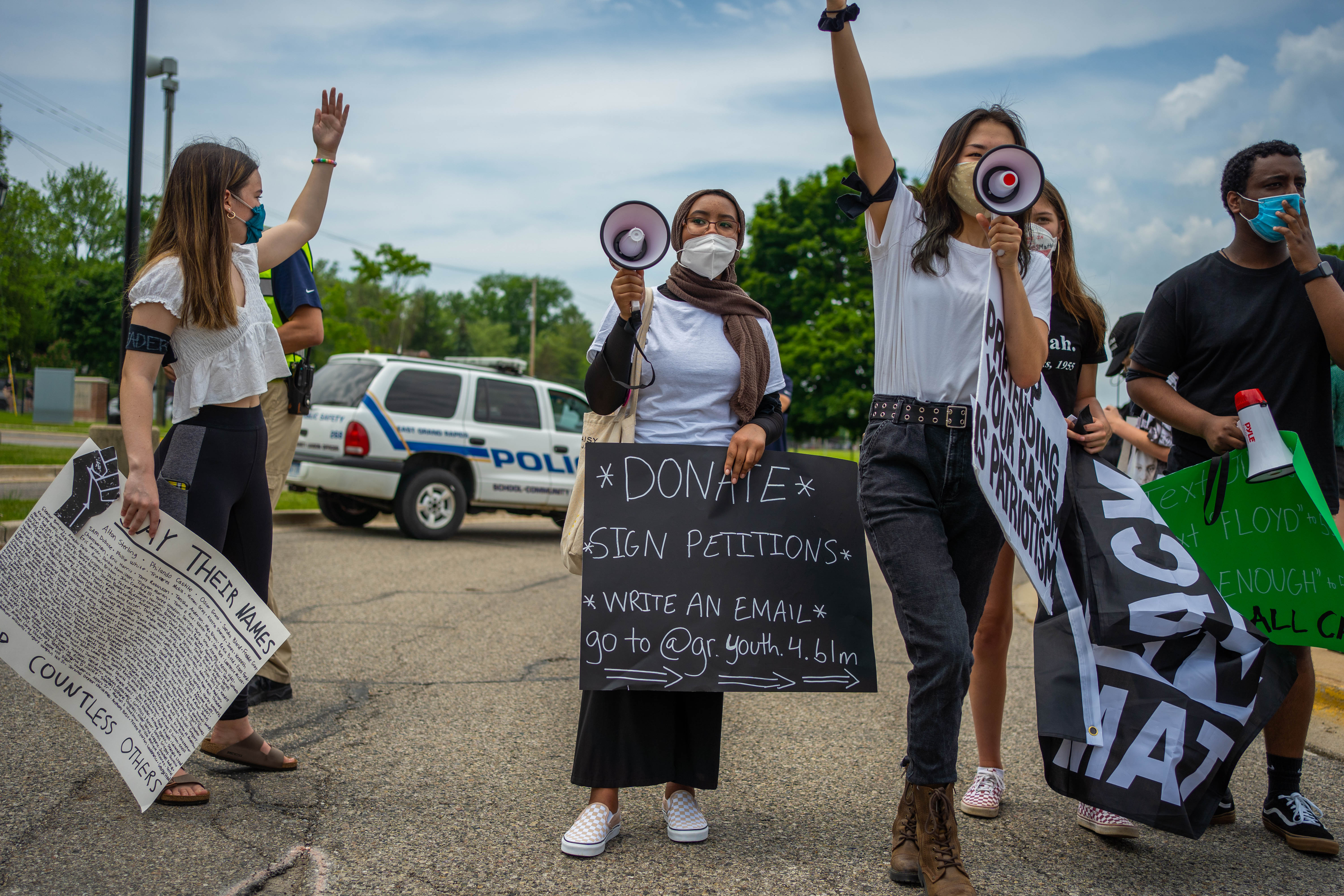 Grand Rapids area students protest police brutality - mlive.com