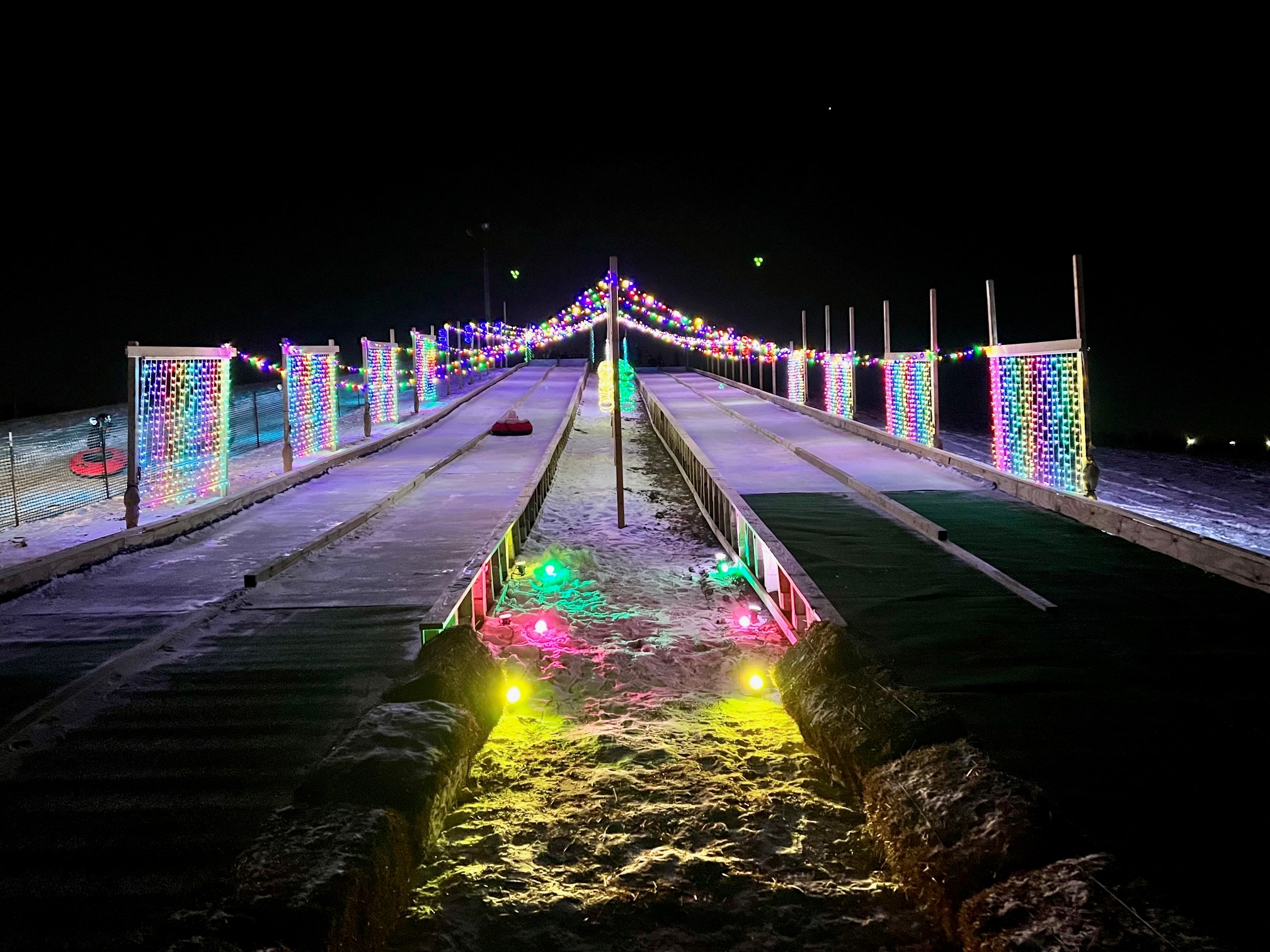 Bowers School Farm Snow Tubing Hill in Bloomfield Hills