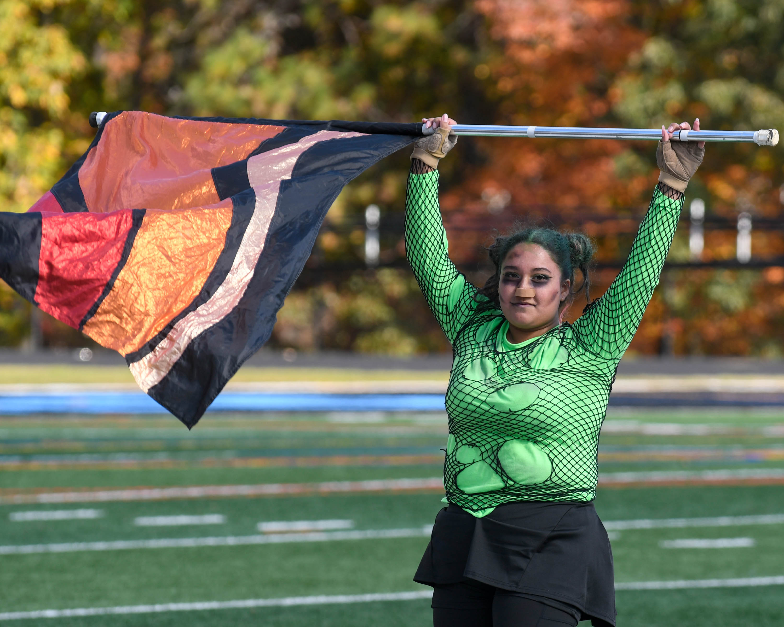 Marching Band Jefferson Township High School Performs "Undead" on 10