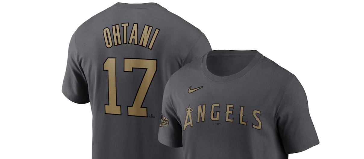 Shohei Ohtani Los Angeles Angels Nike 2022 MLB All-Star Game Name & Number  T-Shirt 