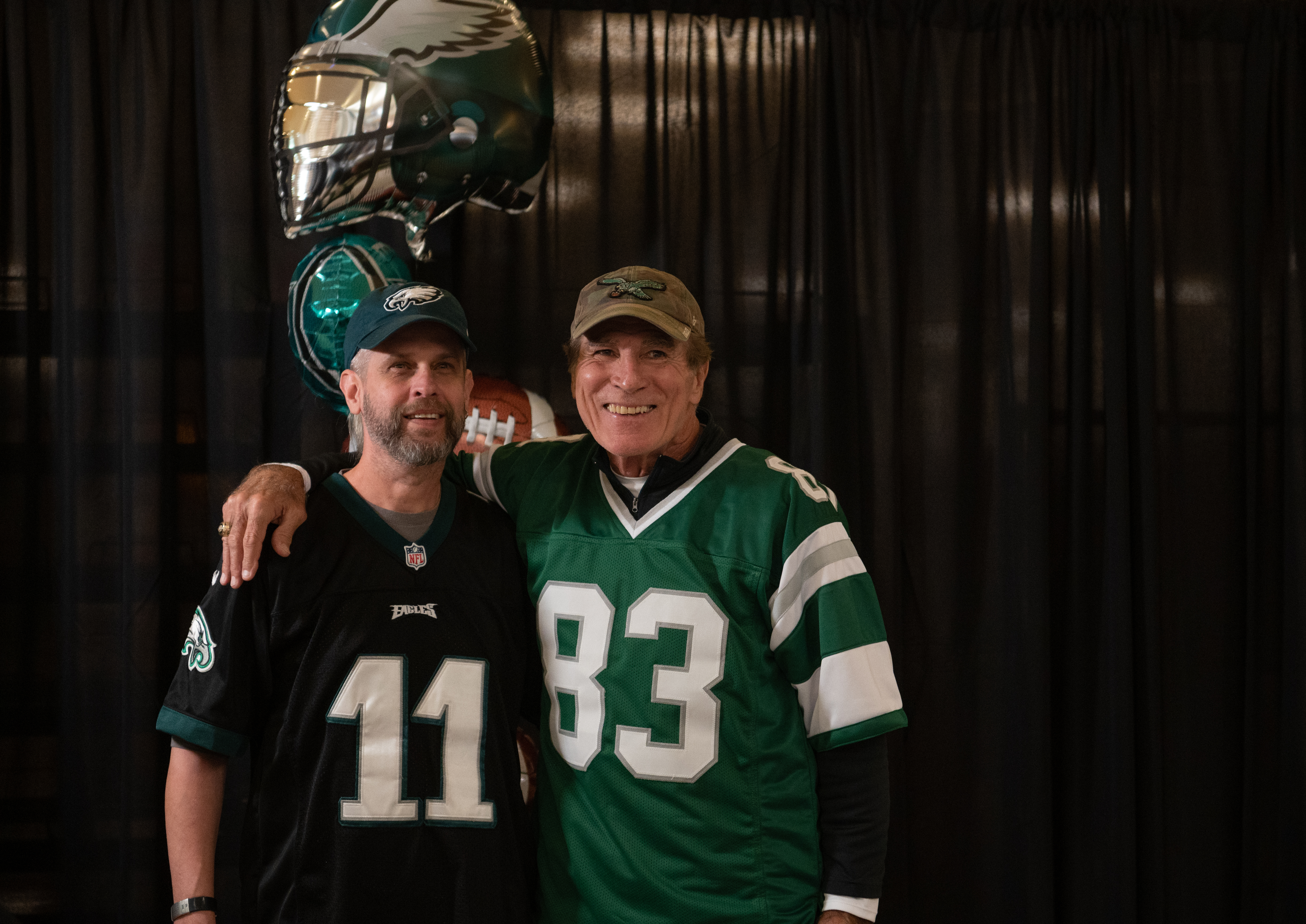 Vince Papale Signed Custom Philadelphia Eagles Green Jersey