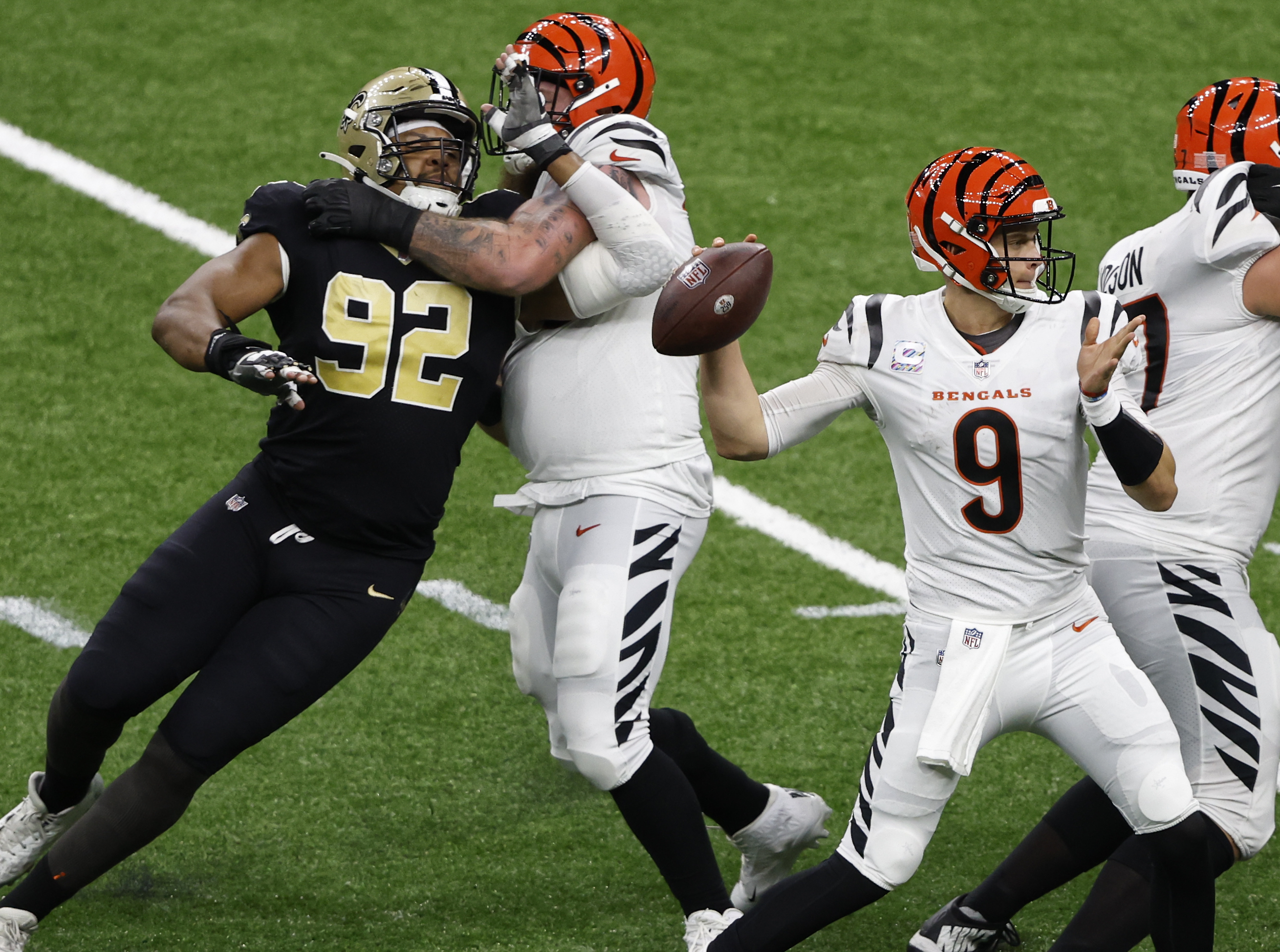 How Daxton Hill, Chidobe Awuzie and the rest of the Bengals defense graded  vs. the Saints 