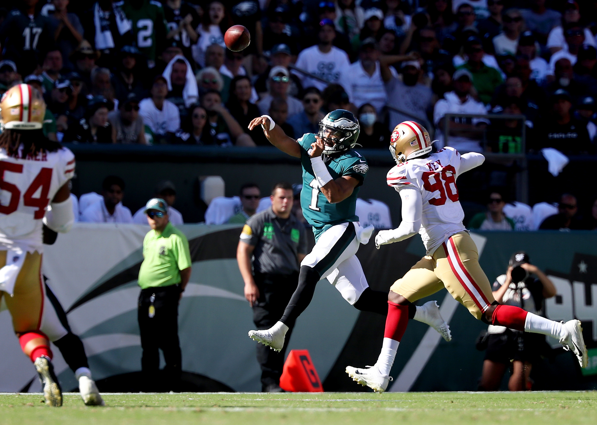 Philadelphia Eagles lose to San Francisco 49ers 17-11 in Week 2