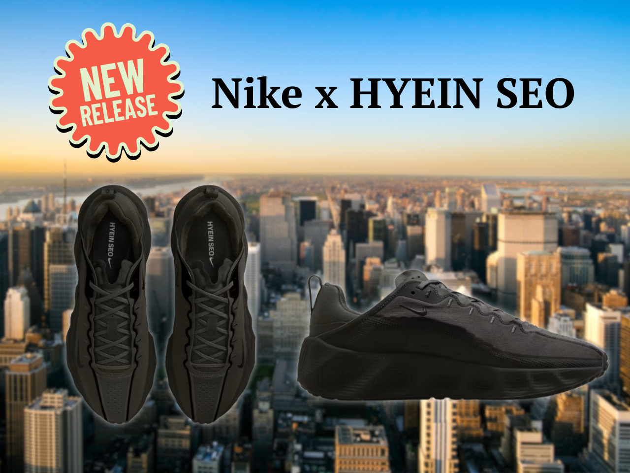 Nike Ava Rover x HYEIN SEO Black shoes drop June 28 for $145