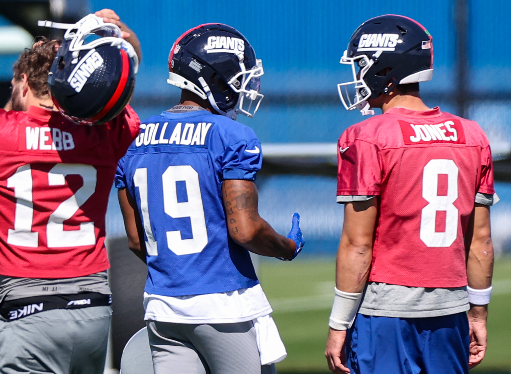 Giants practice before NFL Week 4 game vs. Chicago Bears 