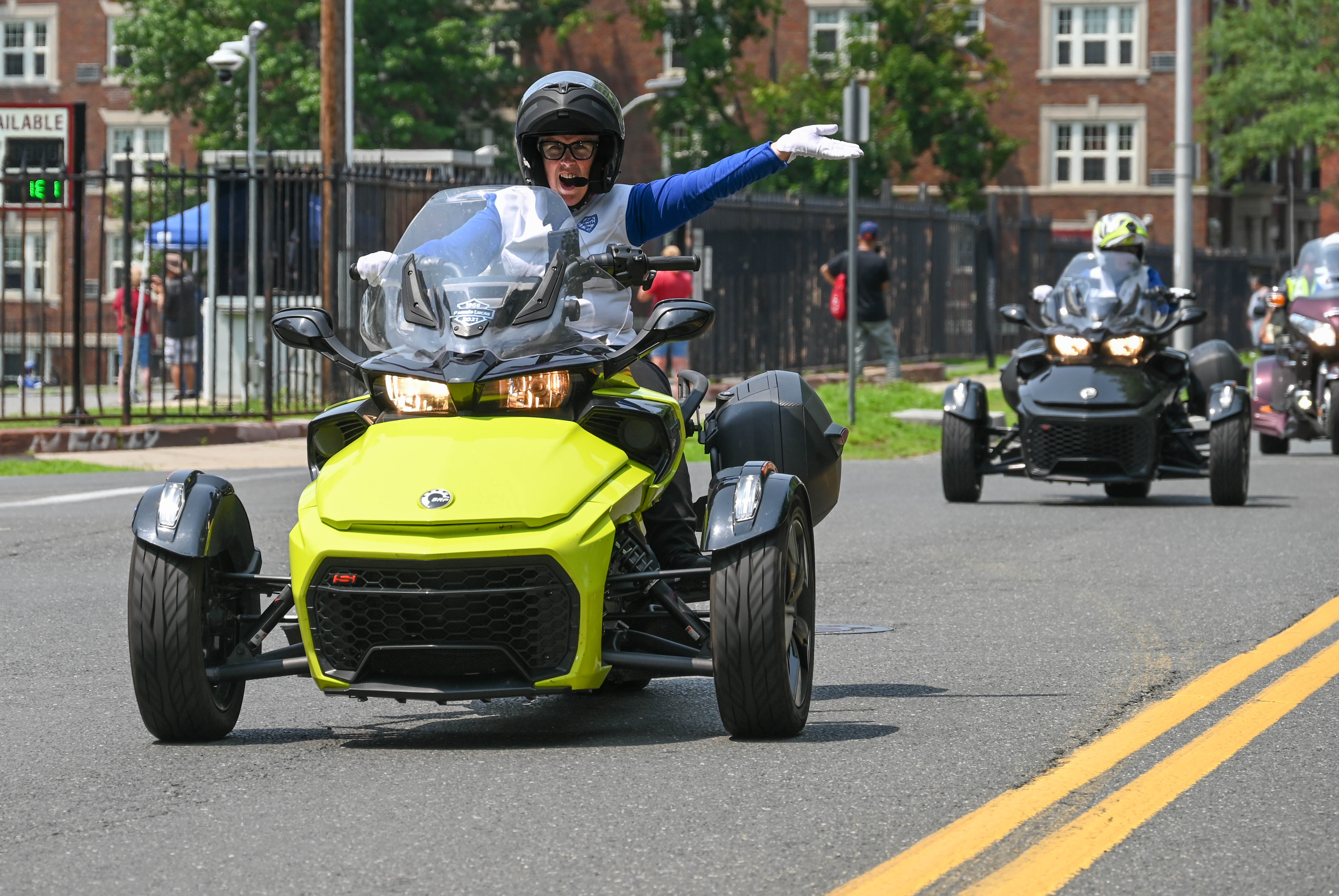 Motor Maids ride into Western Mass for a cycle convention