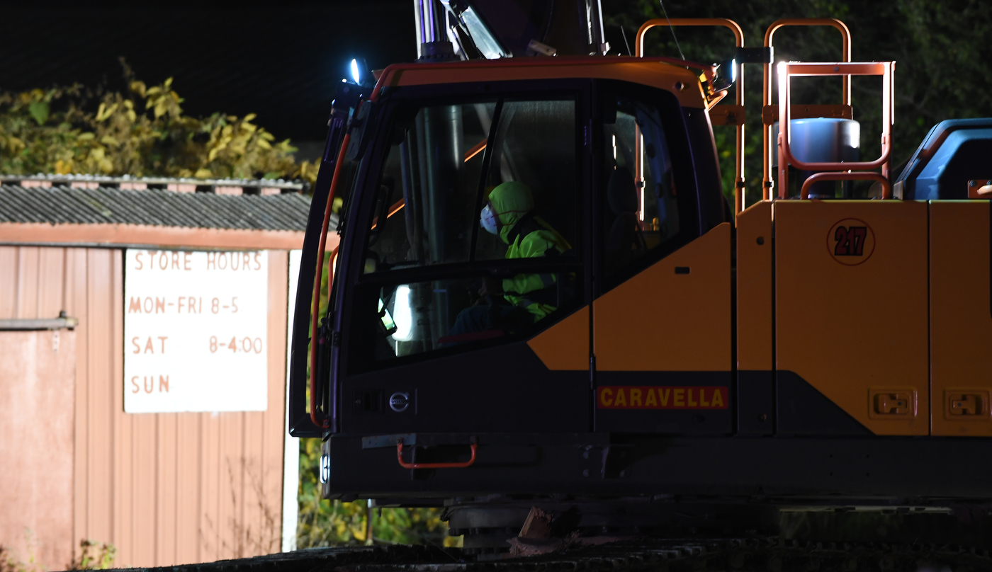 Old Agway building in Phillipsburg is torn down