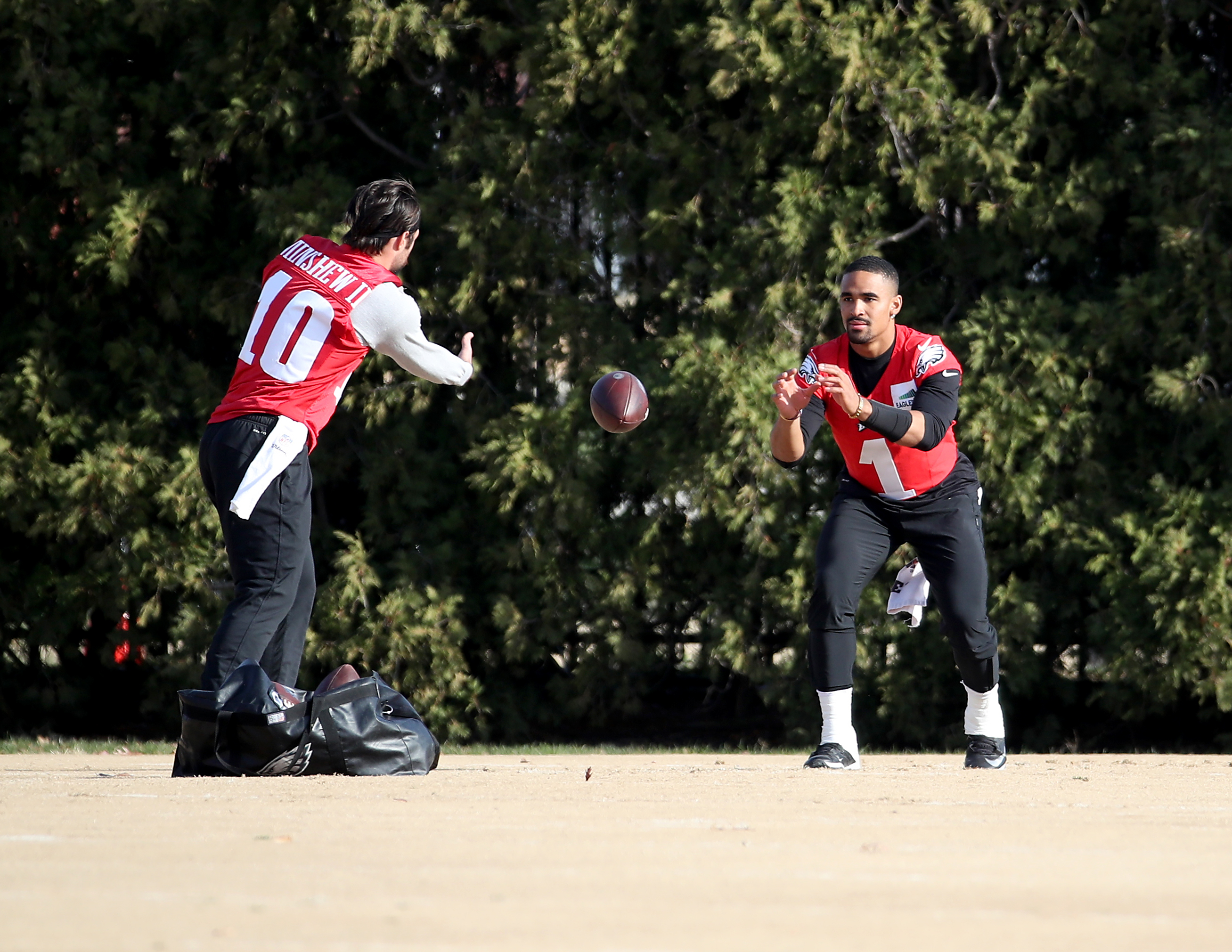Philadelphia Eagles hold practice at the NovaCare Complex, Dec. 16 ...