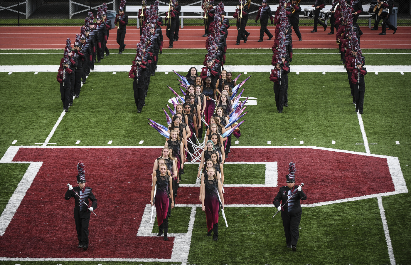 Stateliner Marching Band hosts Neil Boyer NJMBDA Marching Band Festival