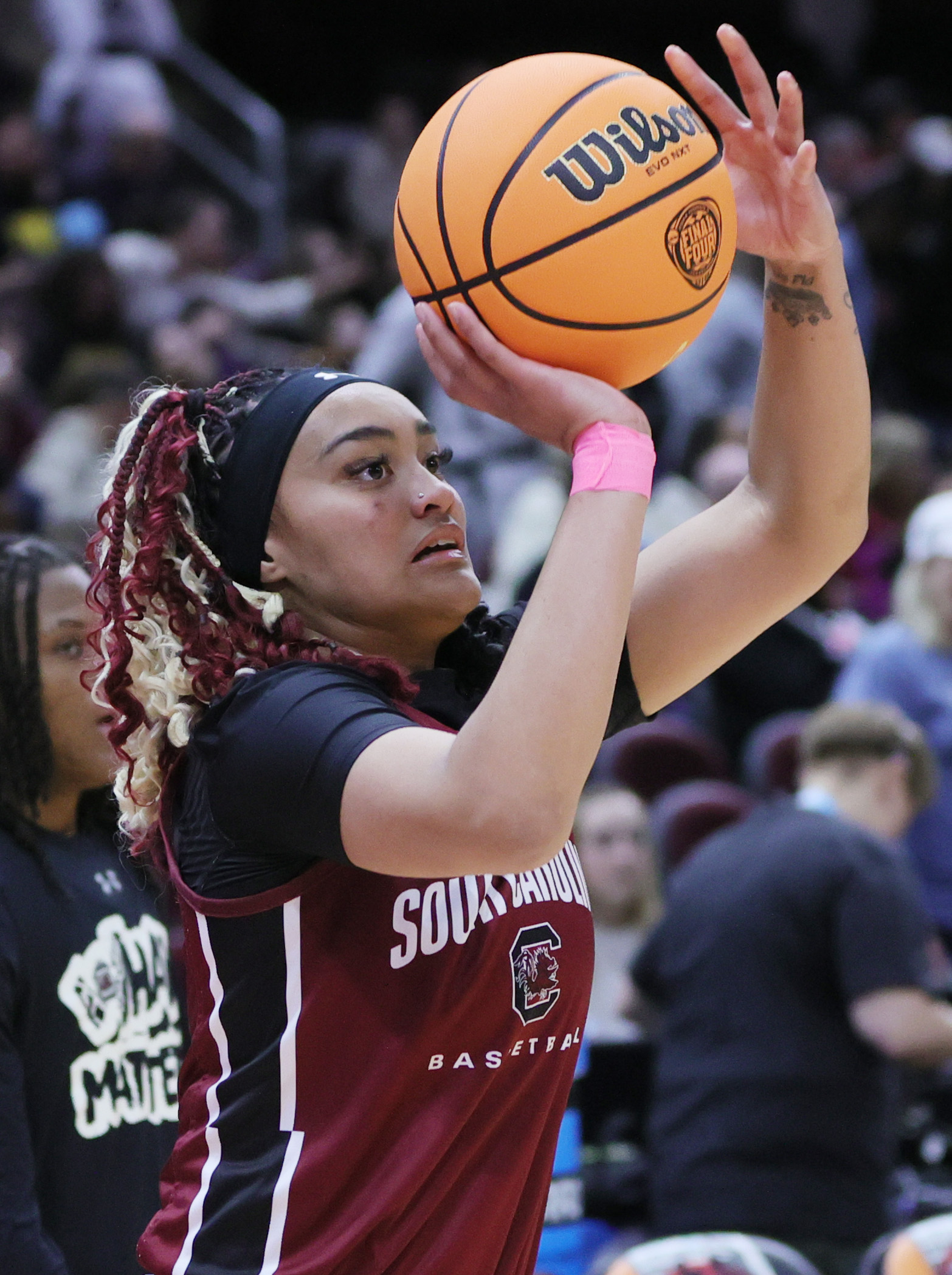 South Carolina Gamecocks open practice in Women's Final Four, April 6