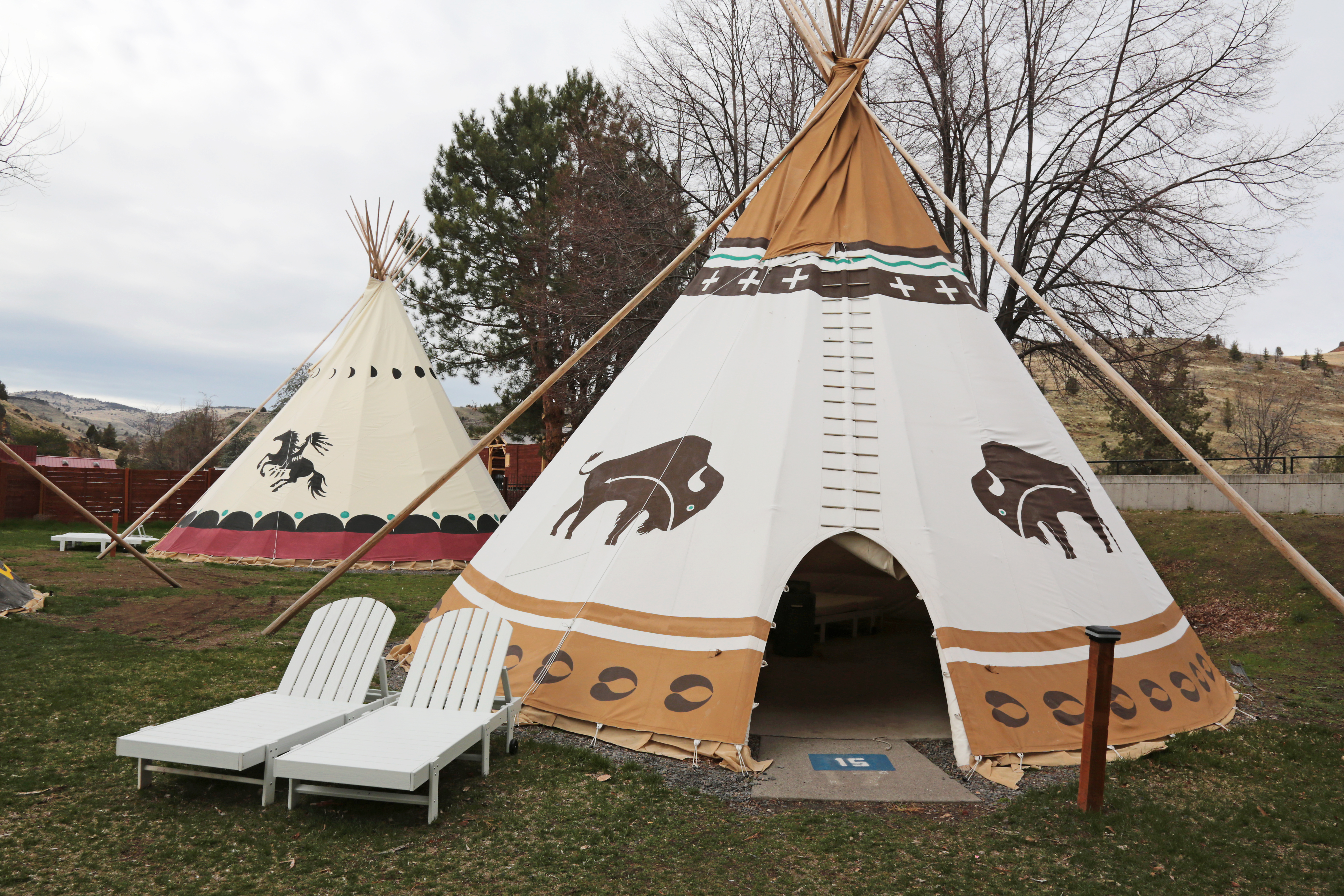 What it's like to sleep in a tipi at Kah-Nee-Ta Hot Springs Resort