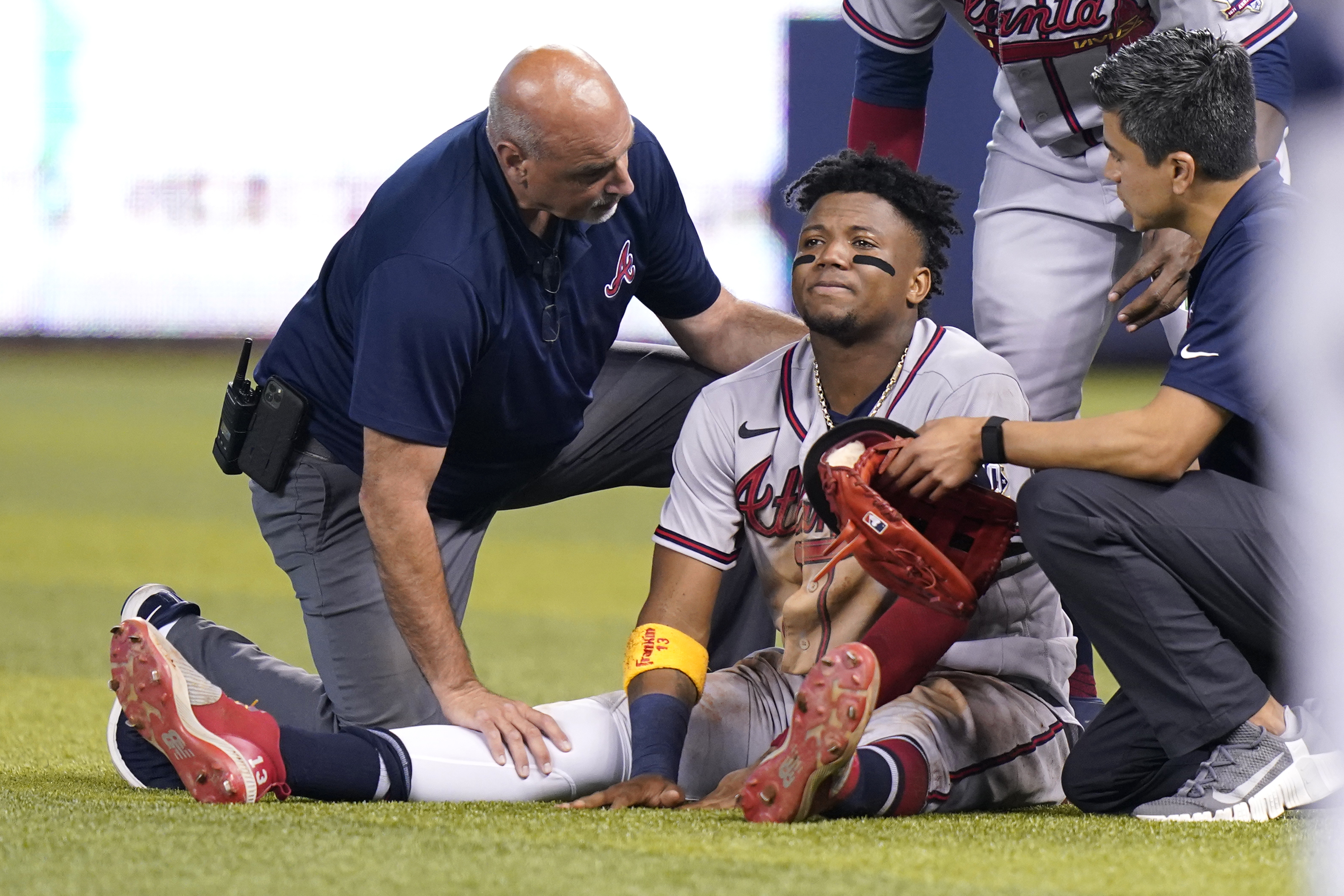 Ronald Acuña Jr. injury update: Braves OF avoids serious injury on