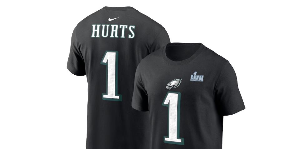 Men's Nike Jalen Hurts Gray Philadelphia Eagles Super Bowl LVII Patch  Atmosphere Fashion Game Jersey