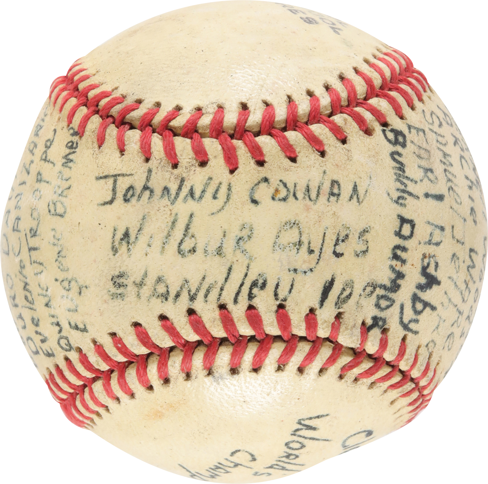 Bob Feller Autographed Baseball Cleveland Indians Shroyers