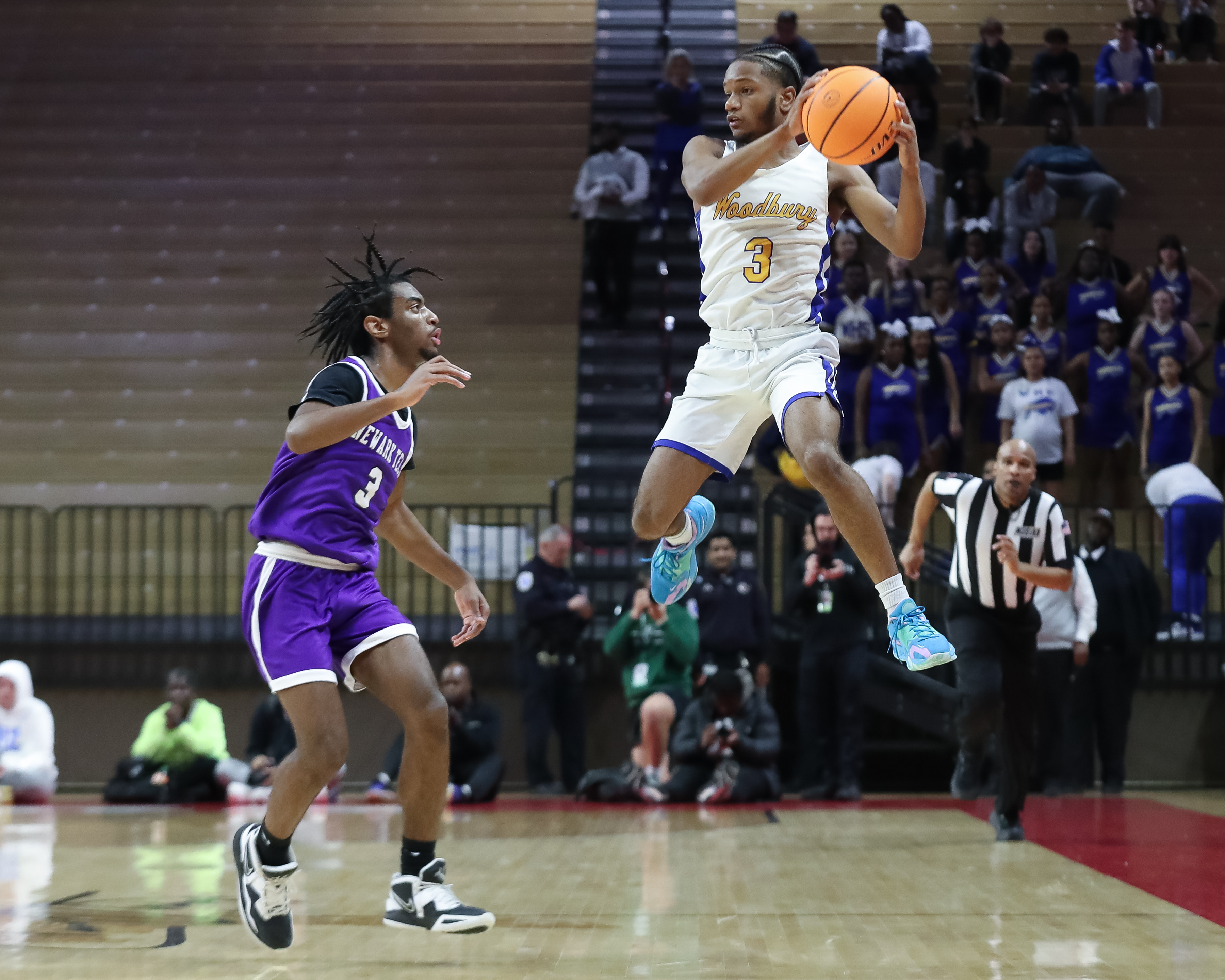 Boys Basketball: Newark Tech vs Woodbury in boys basketball NJSIAA ...