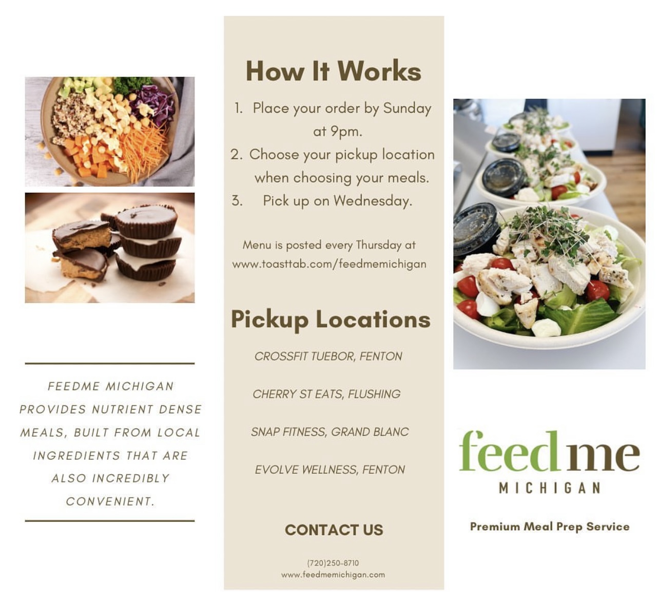 FeedMe Michigan + Cherry Street Eats offers unique meal prep service in