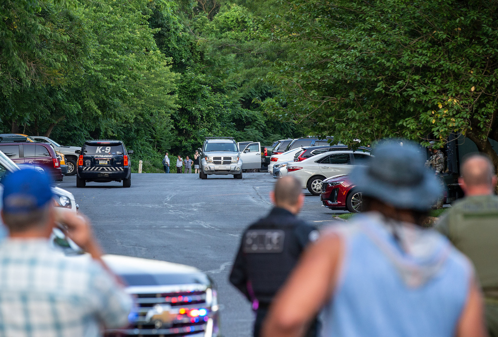 Police on the scene at standoff in Lower Paxton Twp.