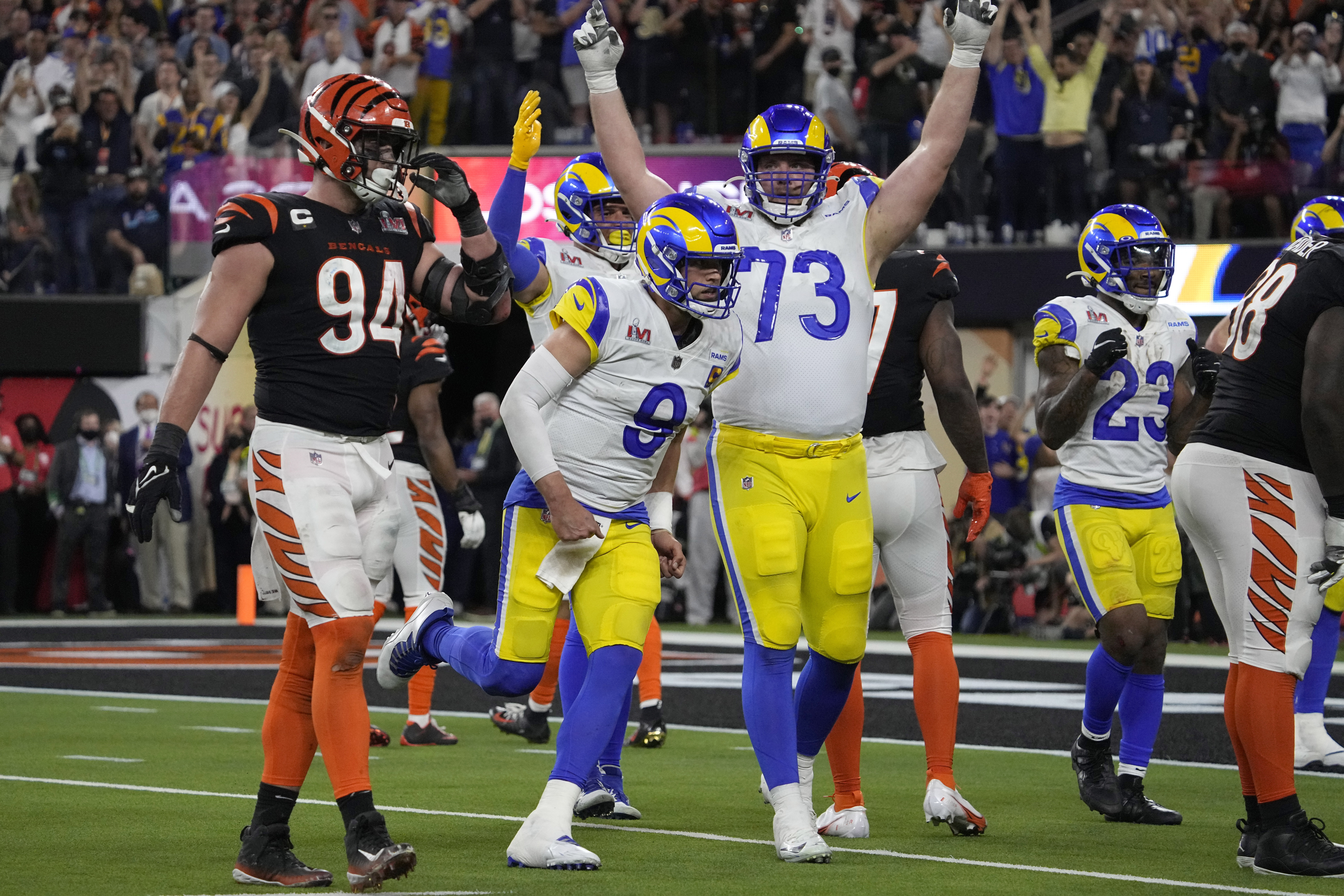 Live updates recap: Matthew Stafford leads Rams on game-winning drive to  beat Bengals in Super Bowl 56 