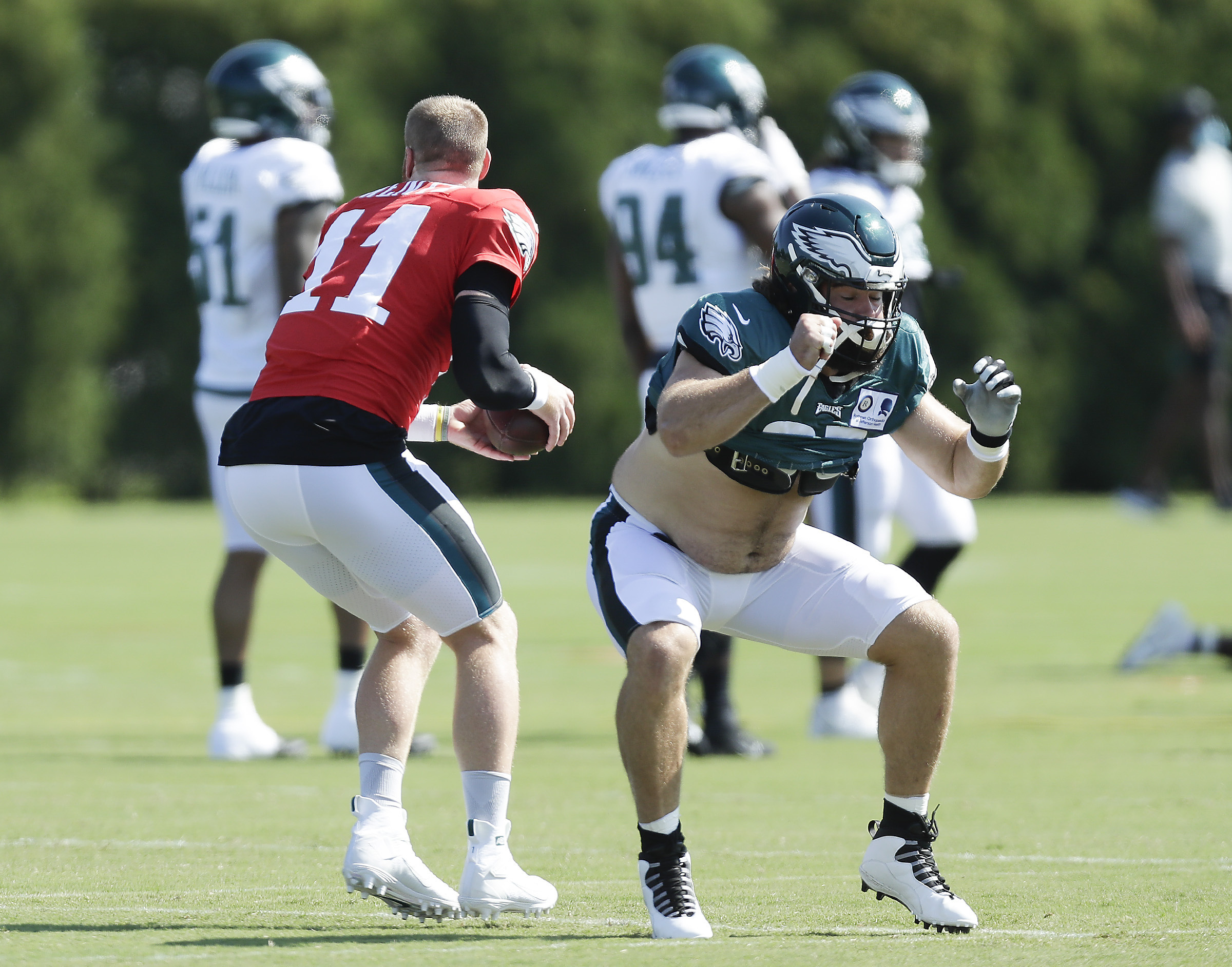 Carson Wentz Was Looking Sexy As Heck Today At Eagles Training Camp