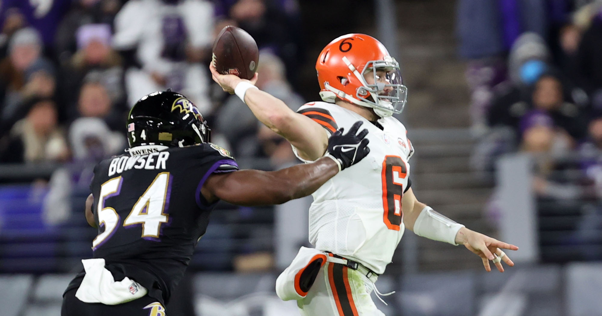 WATCH: Jeremiah Owusu-Koramoah forces turnover for Browns vs. Ravens