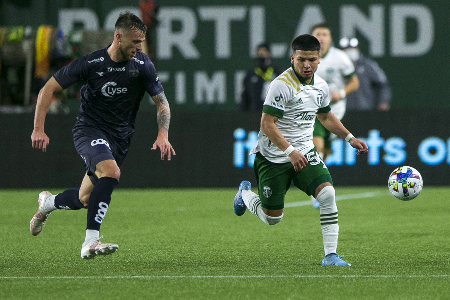 Portland Timbers vs. Viking FK in preseason 