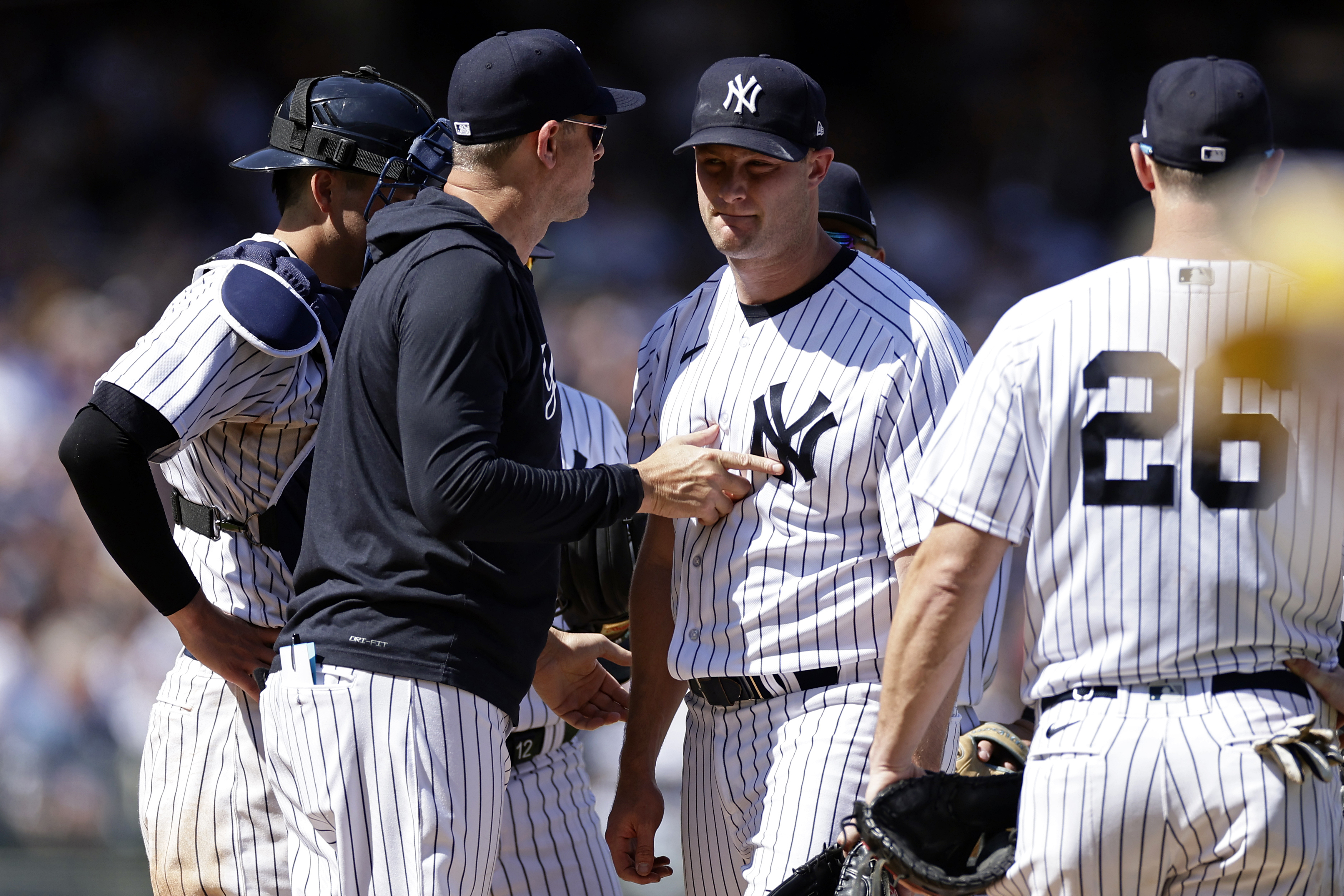 Gerrit Cole sets new Yankees record in Opening Day victory over Giants