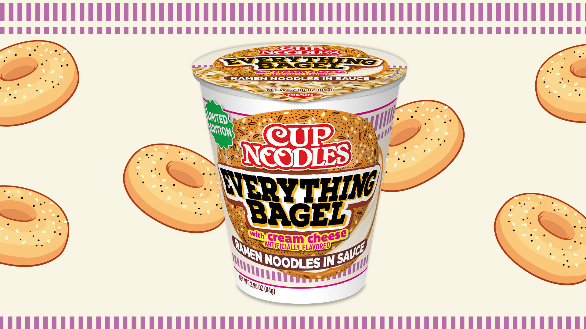 Cup Noodles taking 'creamy twist' with new everything bagel