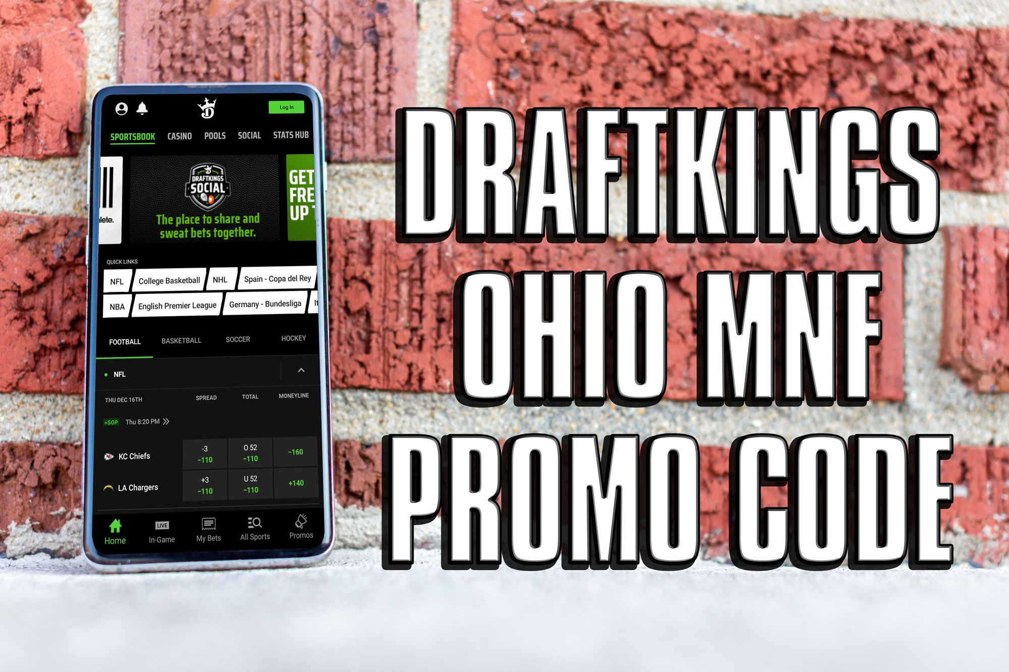 DraftKings promo code: Sunday Night Football Bucs-Cowboys $200