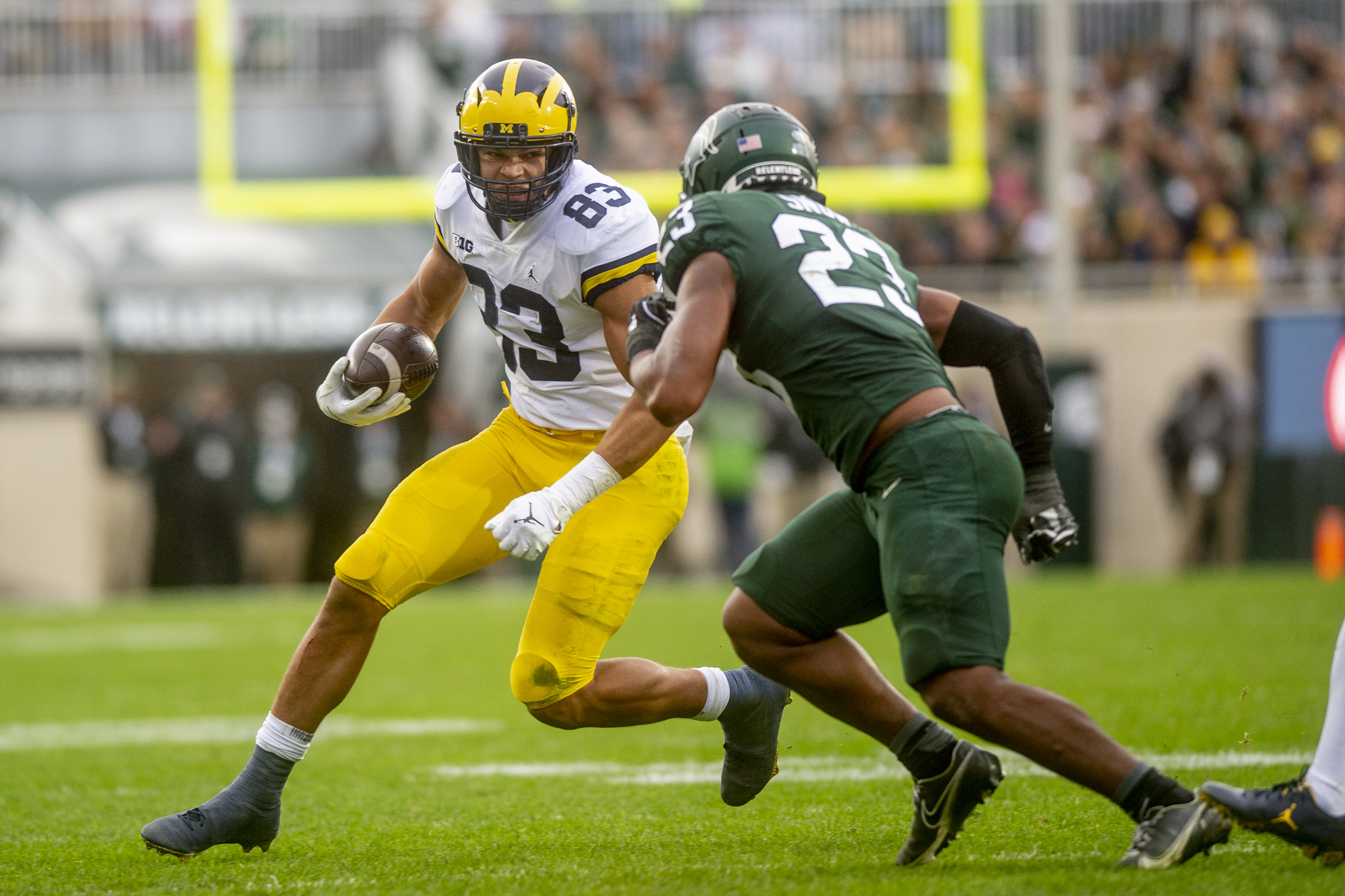 Snap counts, PFF grades: Roman Wilson leads Michigan offense with