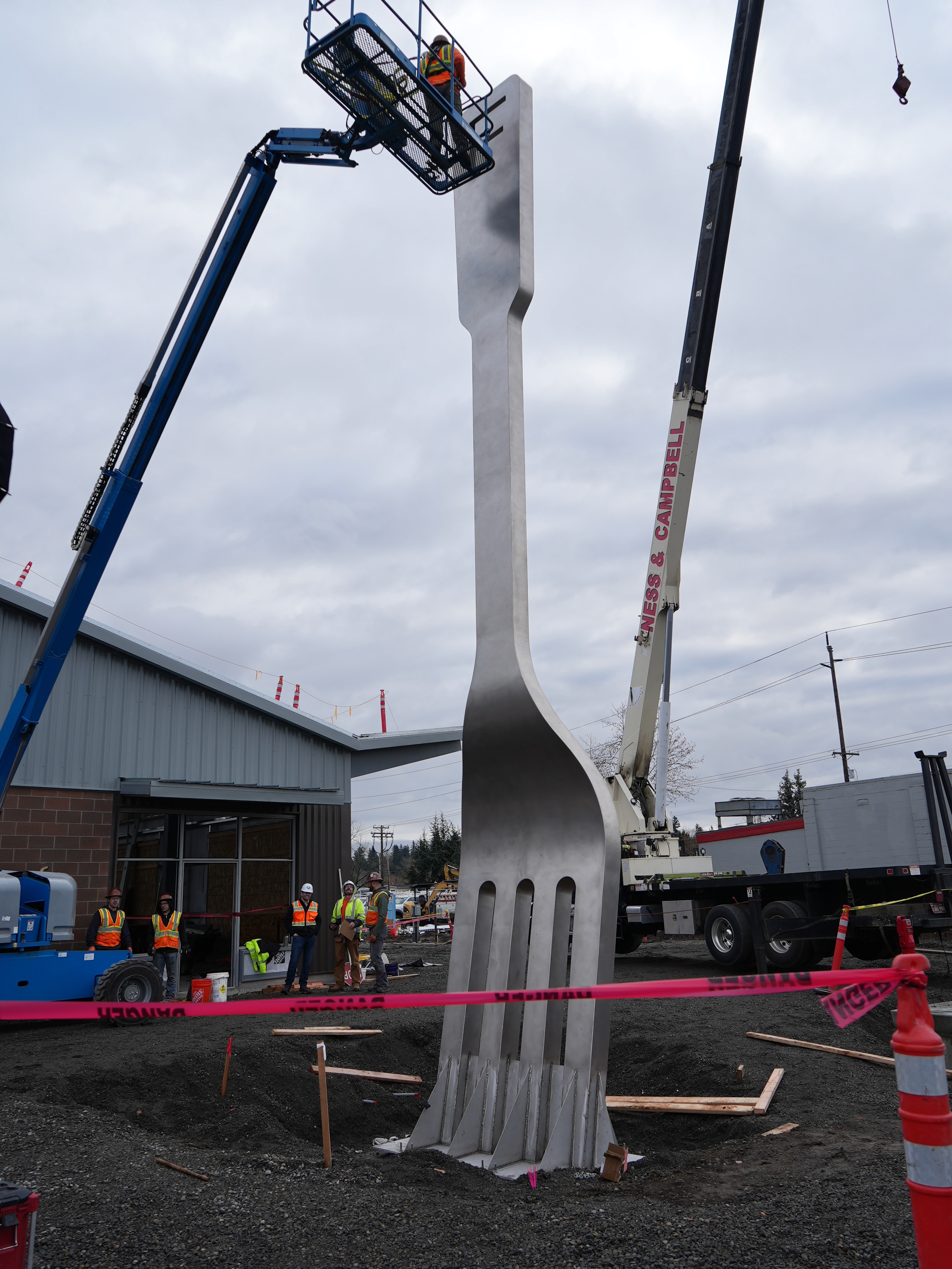 Fairview gets world's tallest fork