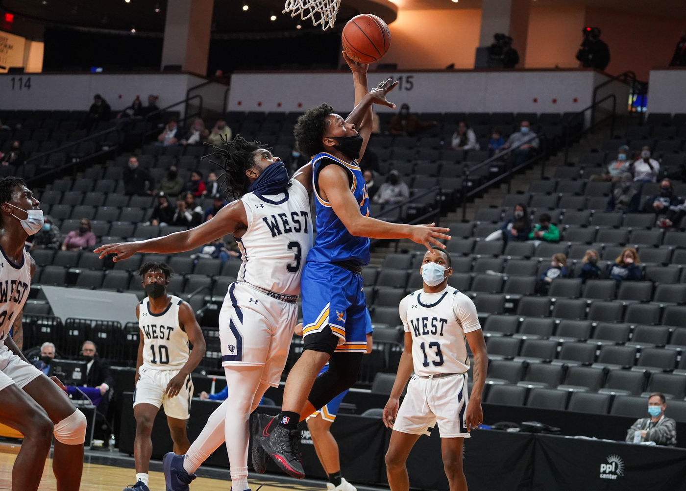 Allen boys basketball plays Pocono Mountain West in 2021 District 11 ...