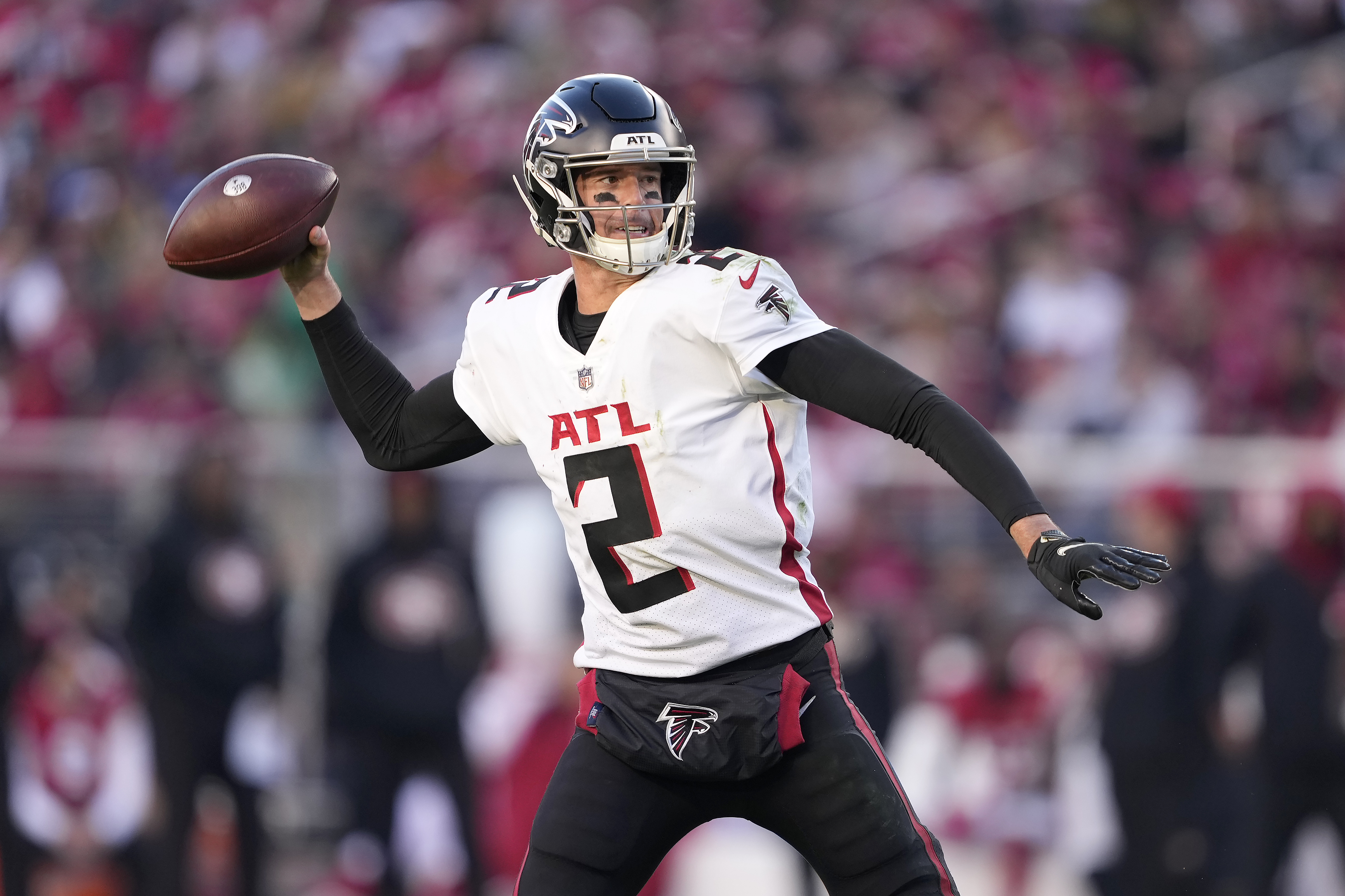 First look: Recently acquired quarterback Matt Ryan holds his new  Indianapolis Colts jersey following his trade away from the Atlanta Falcons.